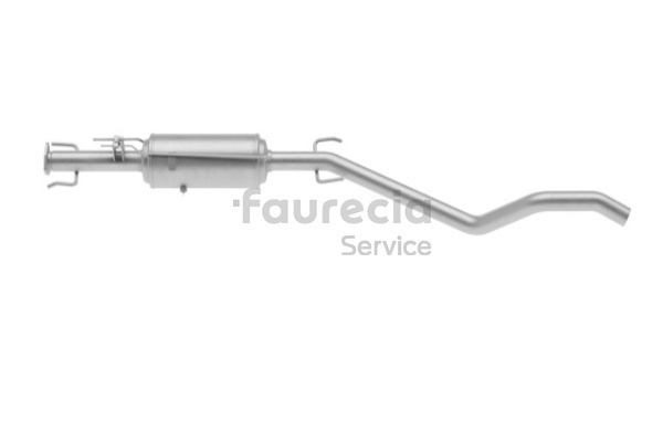 Faurecia FS40124S Filtre à particules Euro 4, avec pièces d'assemblage