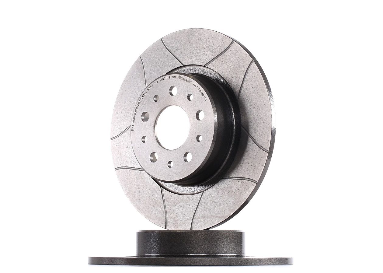 Image of BREMBO Brake disc ALFA ROMEO 08.7861.75 46469908,46542702 Brake rotor,Brake discs,Brake rotors