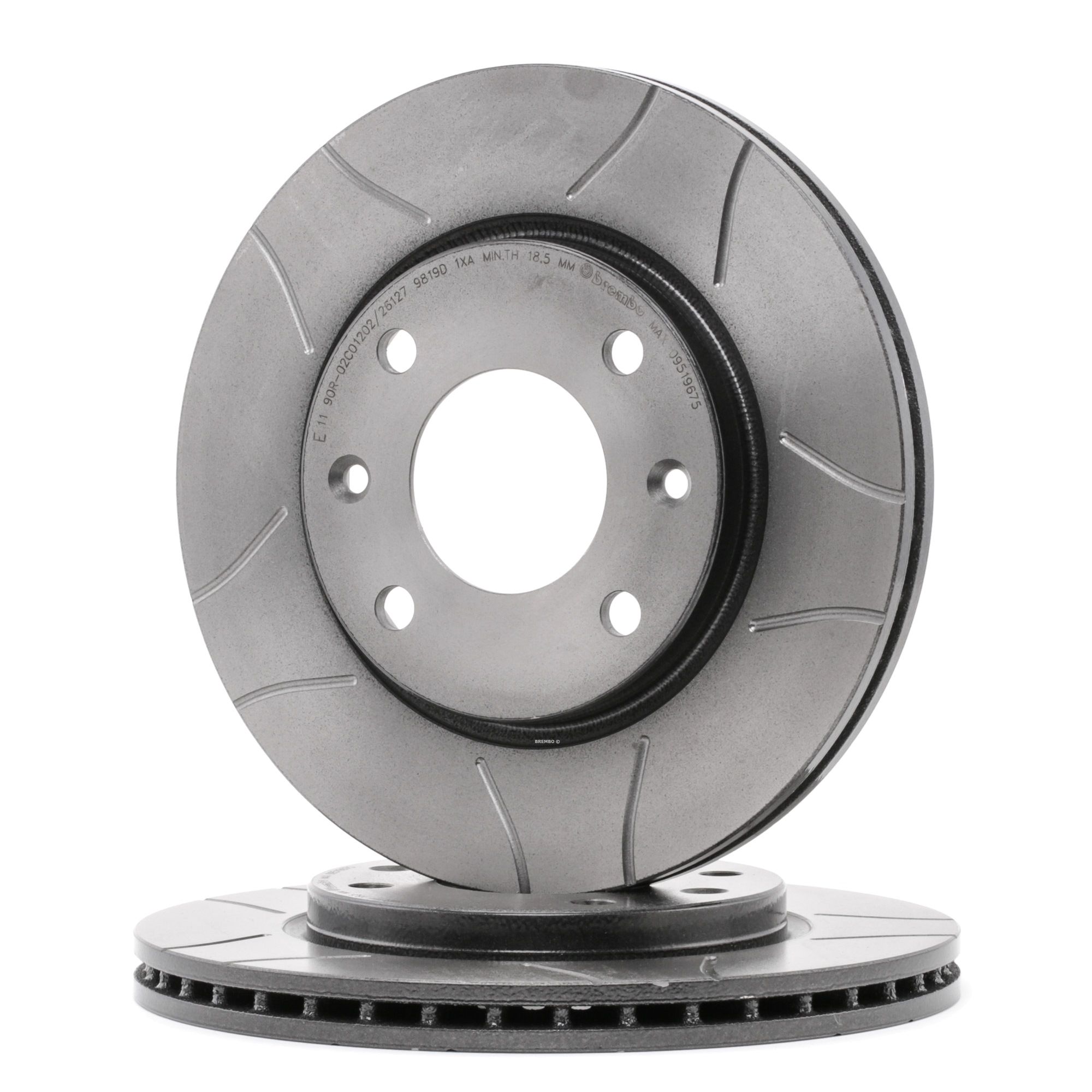 BREMBO MAX LINE 09.5196.75 Brake disc 247x20,4mm, 4, internally vented, slotted, Coated