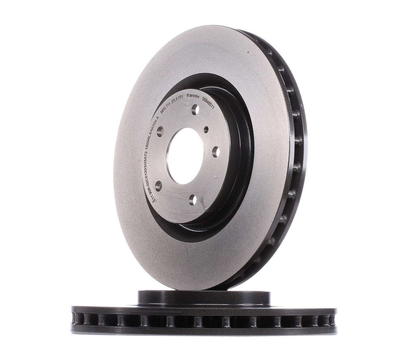 BREMBO COATED DISC LINE 09.8485.11 Brake disc 324x30mm, 5, internally vented, Coated, High-carbon