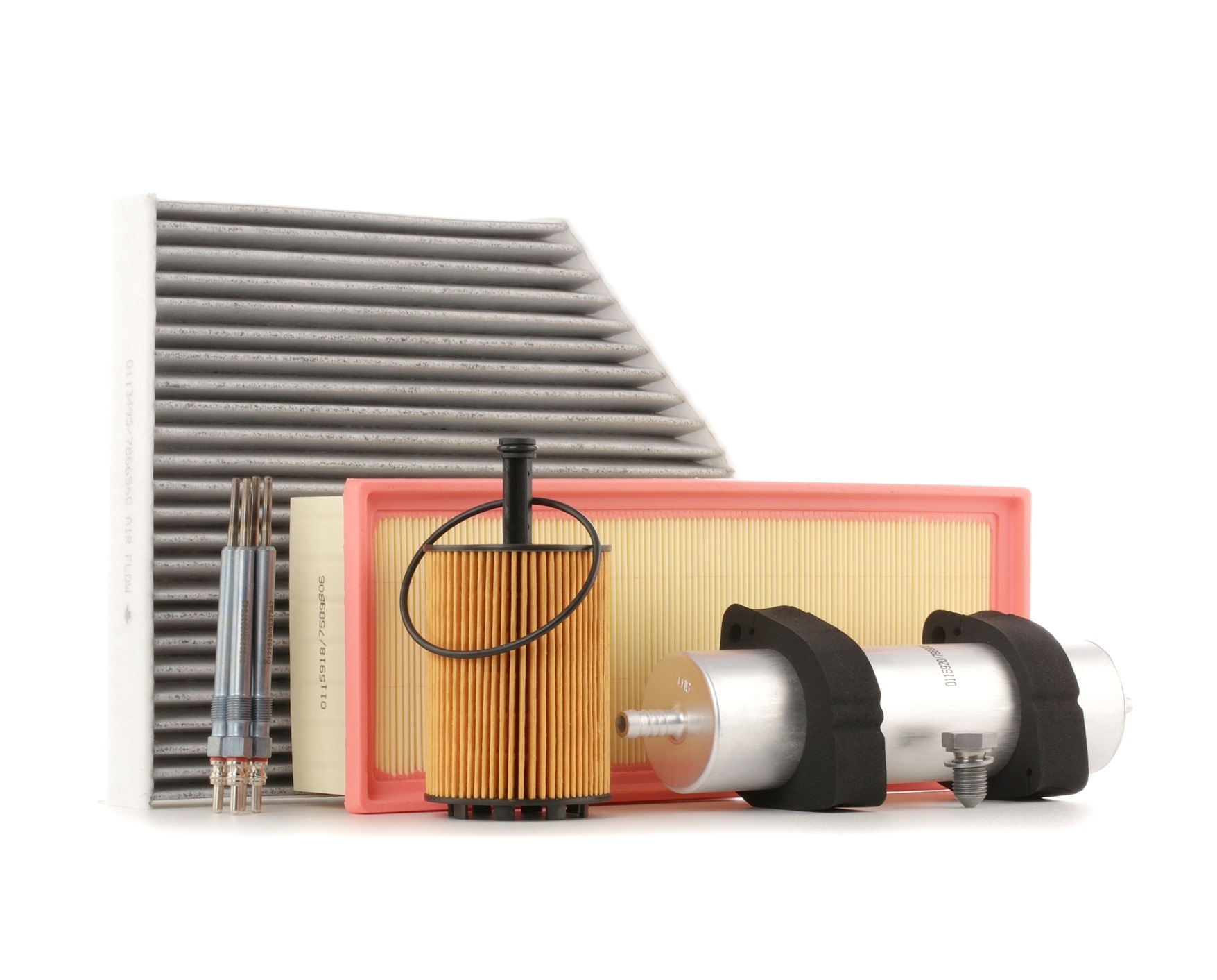 STARK Teilesatz, Inspektion SKPSM-4570145 Filtereinsatz, Aktivkohlefilter, Leitungsfilter, mit Ölablassschraube, ohne Drucksensor, mit Vorfilter