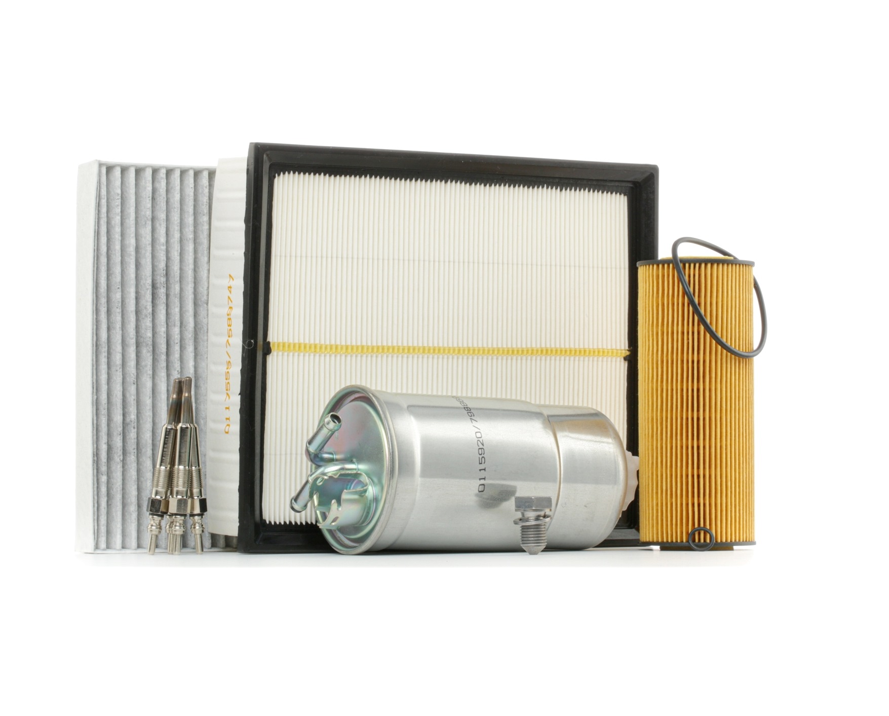 STARK Teilesatz, Inspektion SKPSM-4570149 Filtereinsatz, Leitungsfilter, mit Luftfilter, mit Ölablassschraube, mehrteilig