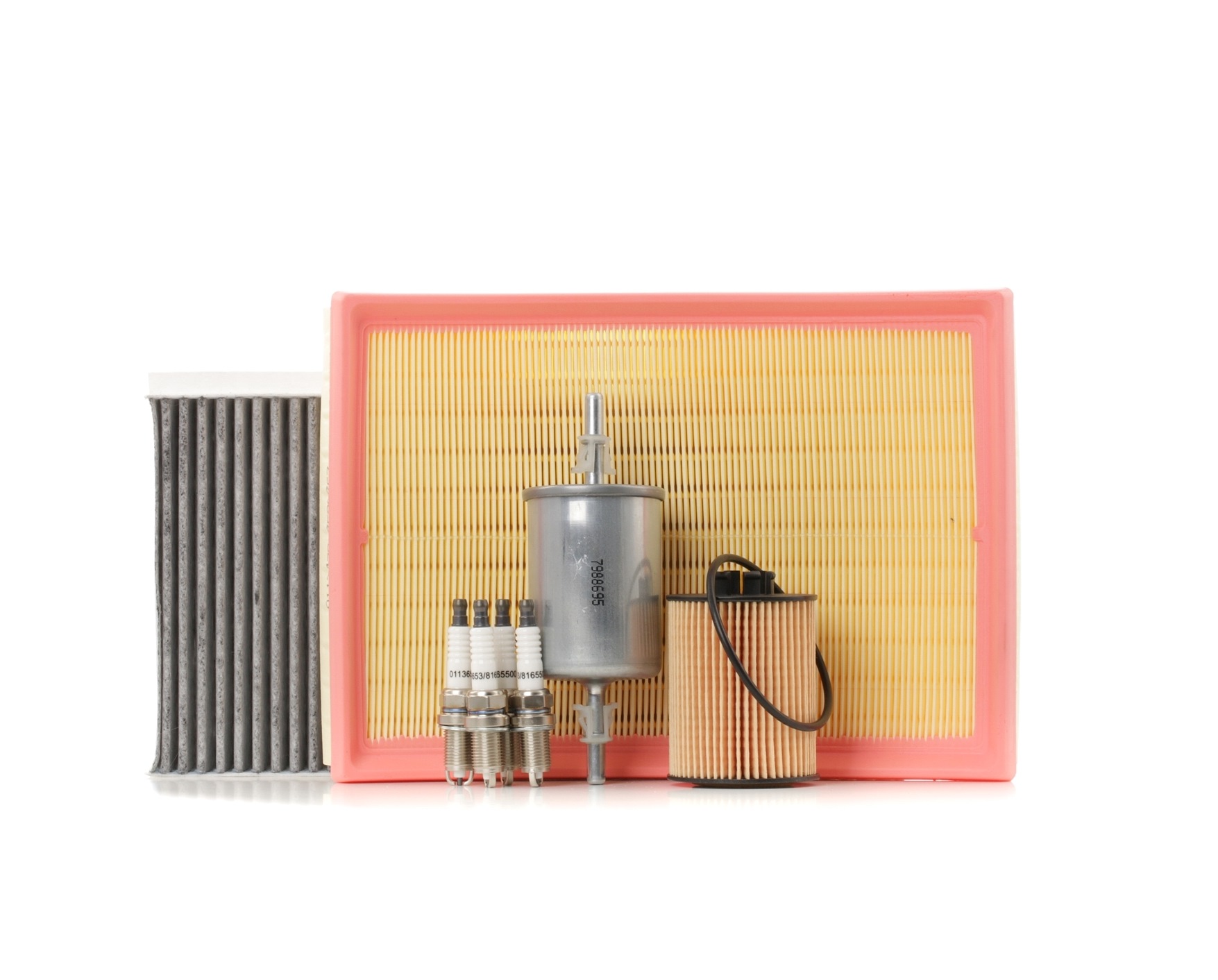 STARK Teilesatz, Inspektion SKPSM-4570212 Aktivkohlefilter, Filtereinsatz, Leitungsfilter, mit Luftfilter, mit Ölablassschraube, mehrteilig