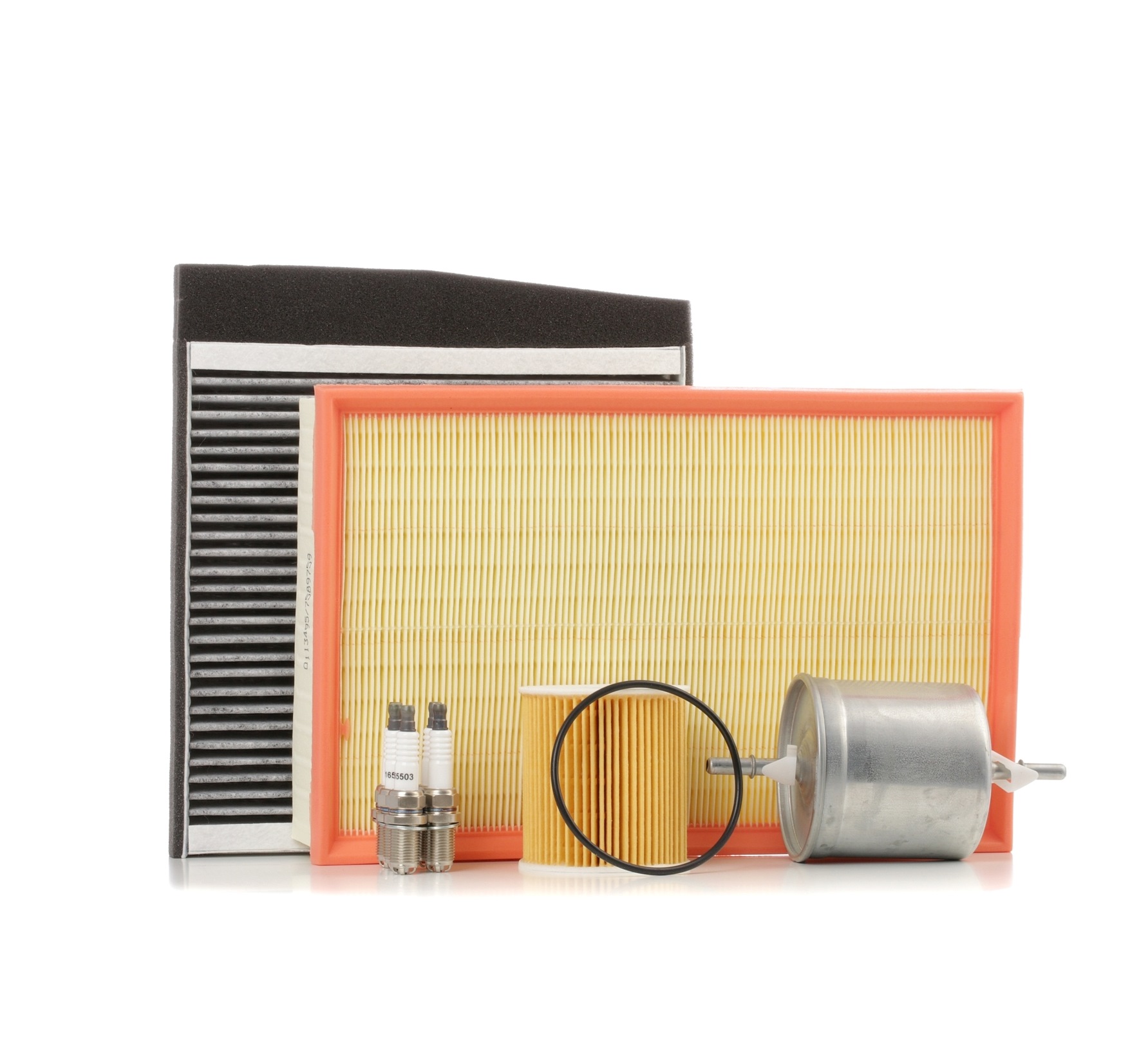 STARK SKPSM-4570232 Inspektionspaket Aktivkohlefilter, Filtereinsatz, Leitungsfilter, mit Luftfilter, ohne Ölablassschraube, mehrteilig