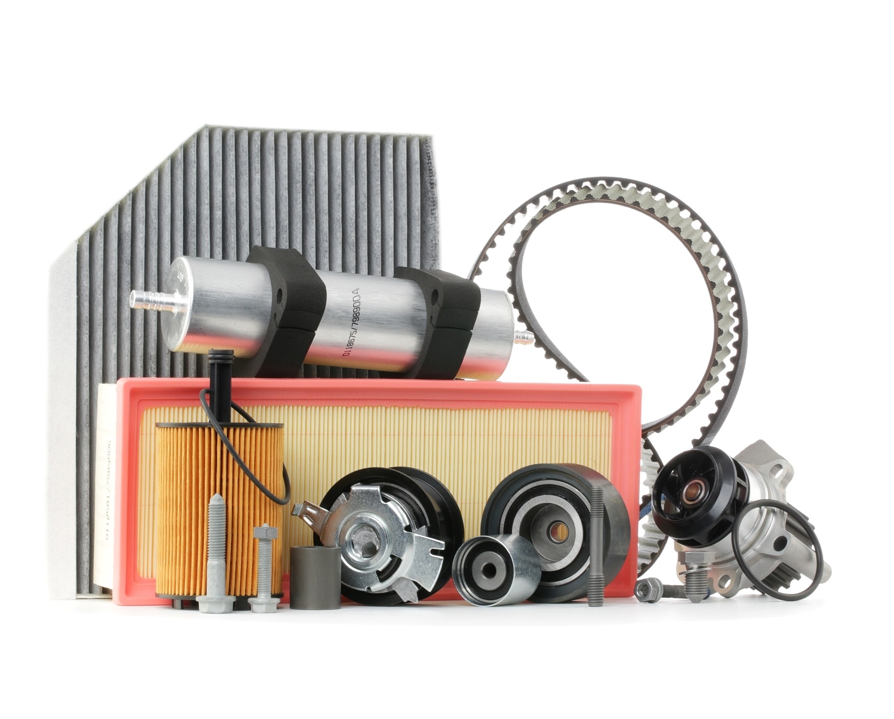 STARK SKPSM-4570324 Kit de service Filtre à charbon actif, Cartouche filtrante, Filtre de conduite, avec vis de vidange d'huile, avec pompe à eau, à plusieurs pièces, avec préfiltre