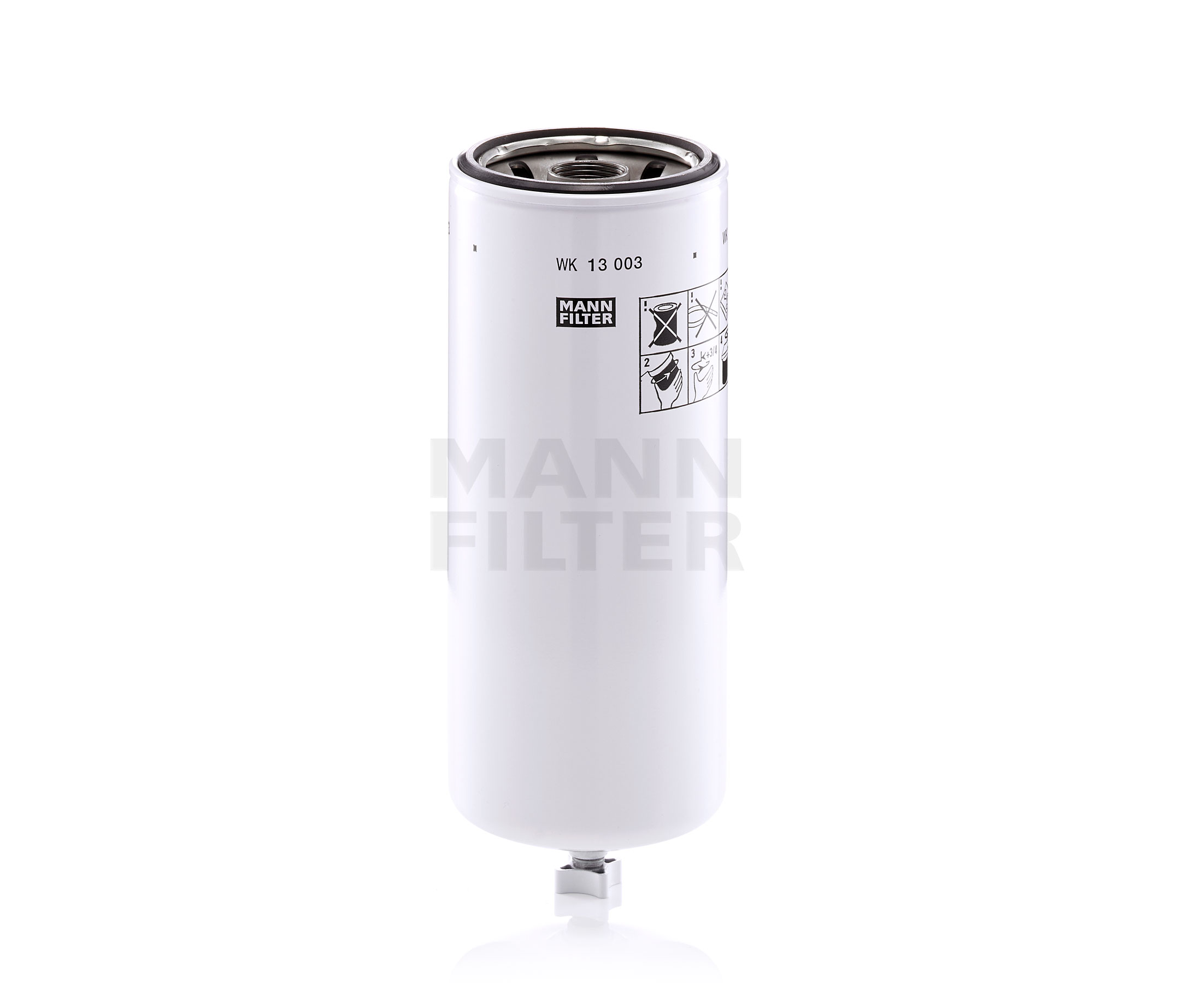 Comprar MANN-FILTER Filtro enroscable Altura: 307mm Filtro combustible WK 13 003