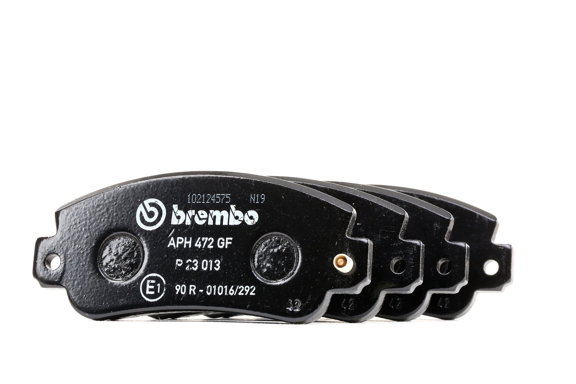 BREMBO P 23 013 Brake pad set with acoustic wear warning, without accessories