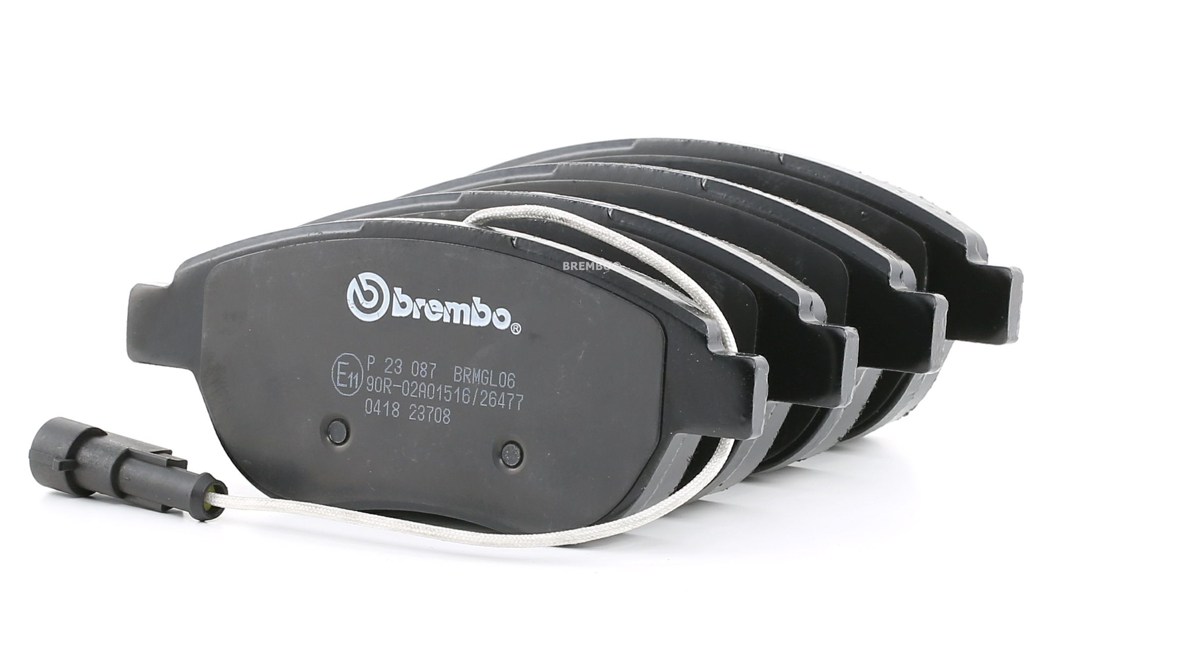 Комплект спирачно феродо, дискови спирачки Крайслер в оригинално качество BREMBO P 23 087