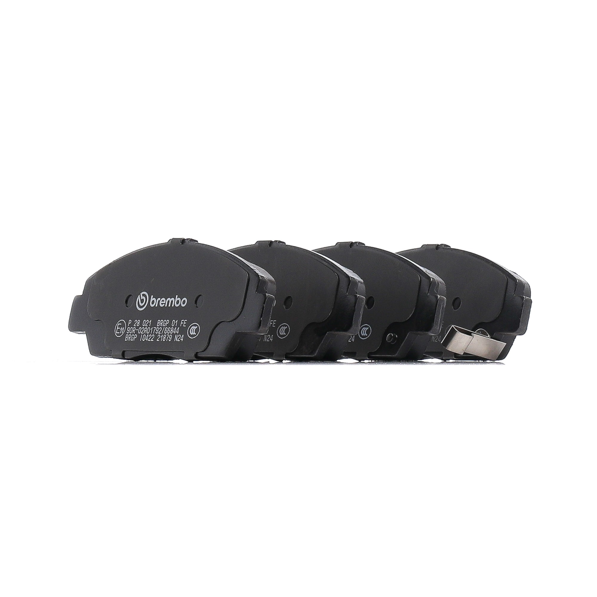 BREMBO Prime P 28 021 Brake pad set with acoustic wear warning