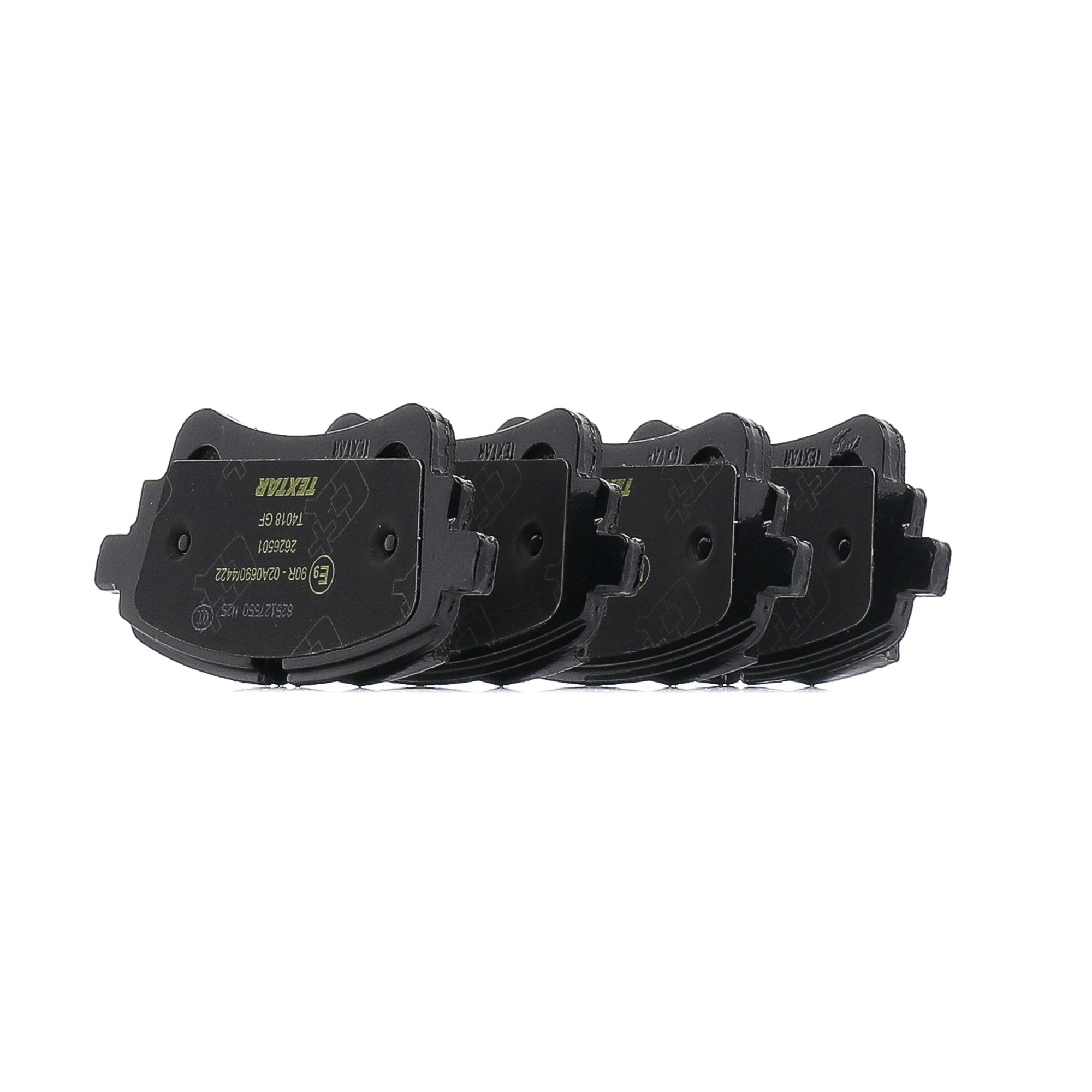 TEXTAR 2626501 Brake pad set prepared for wear warning indicator