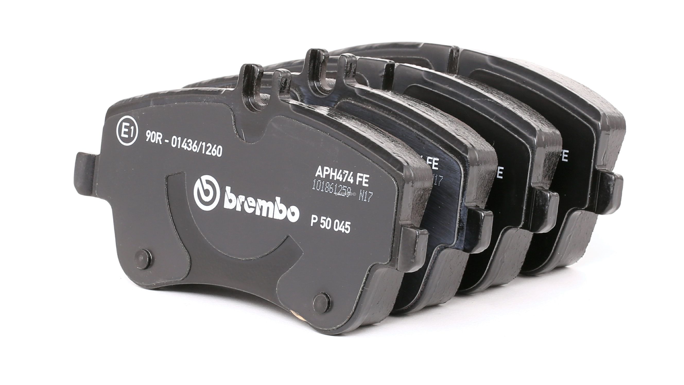 BREMBO P 50 045 Brake pad set PRIME LINE - Ring, prepared for wear indicator, with brake caliper screws, with accessories