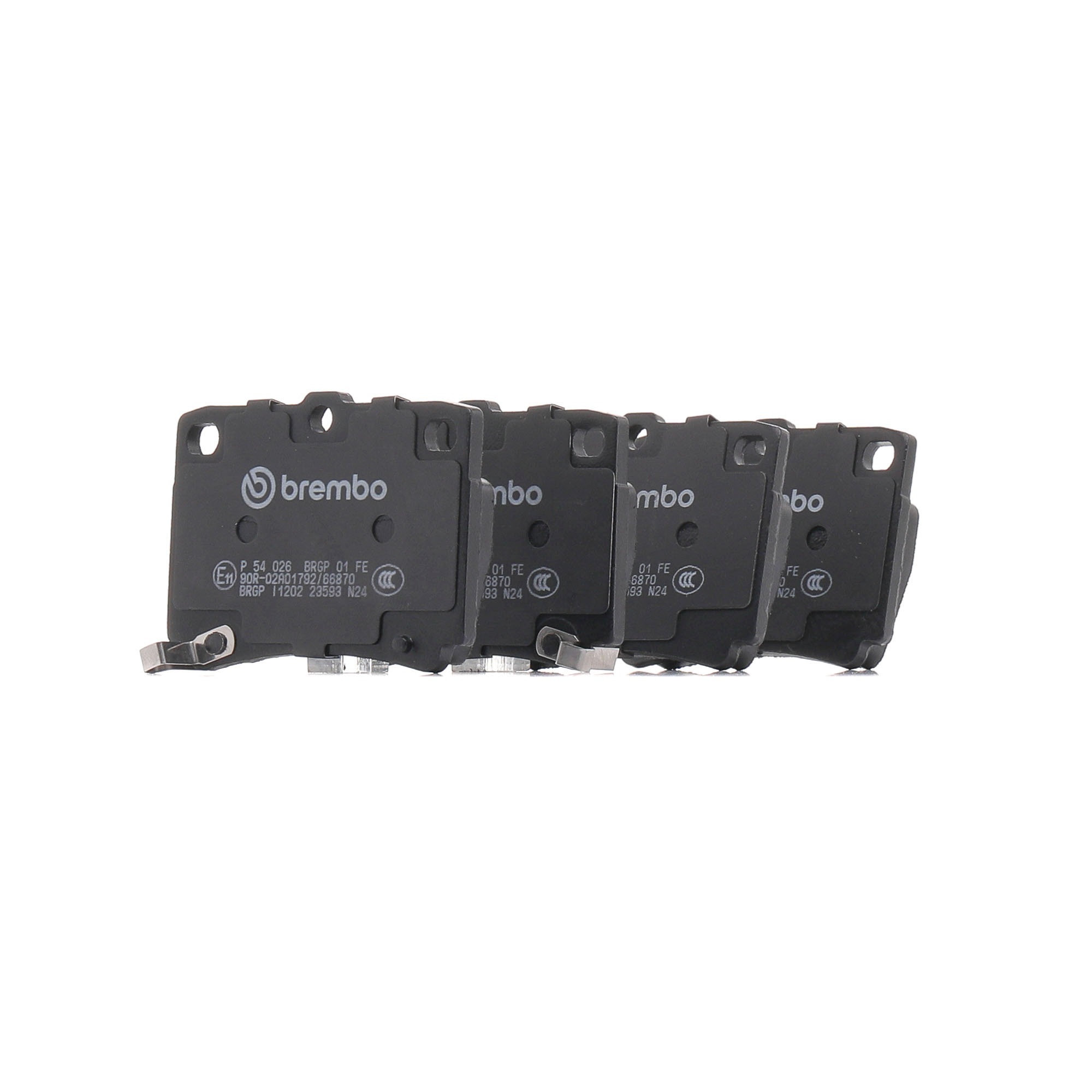23593 P54026 Sada brzdových destiček, kotoučová brzda BREMBO MN102-626 MITSUBISHI
