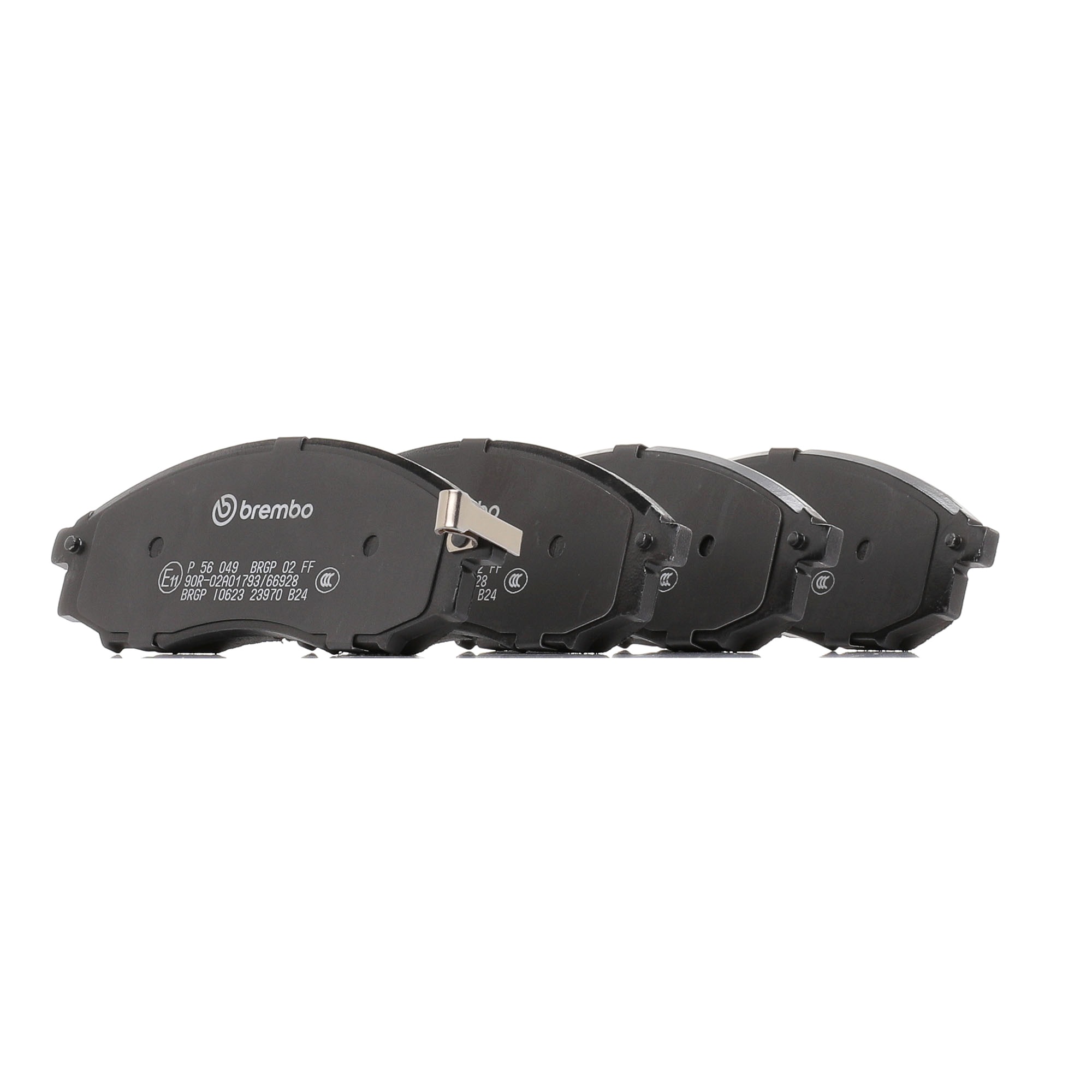 BREMBO Prime P 56 049 Bromsbelägg med akustisk slitagevarnare