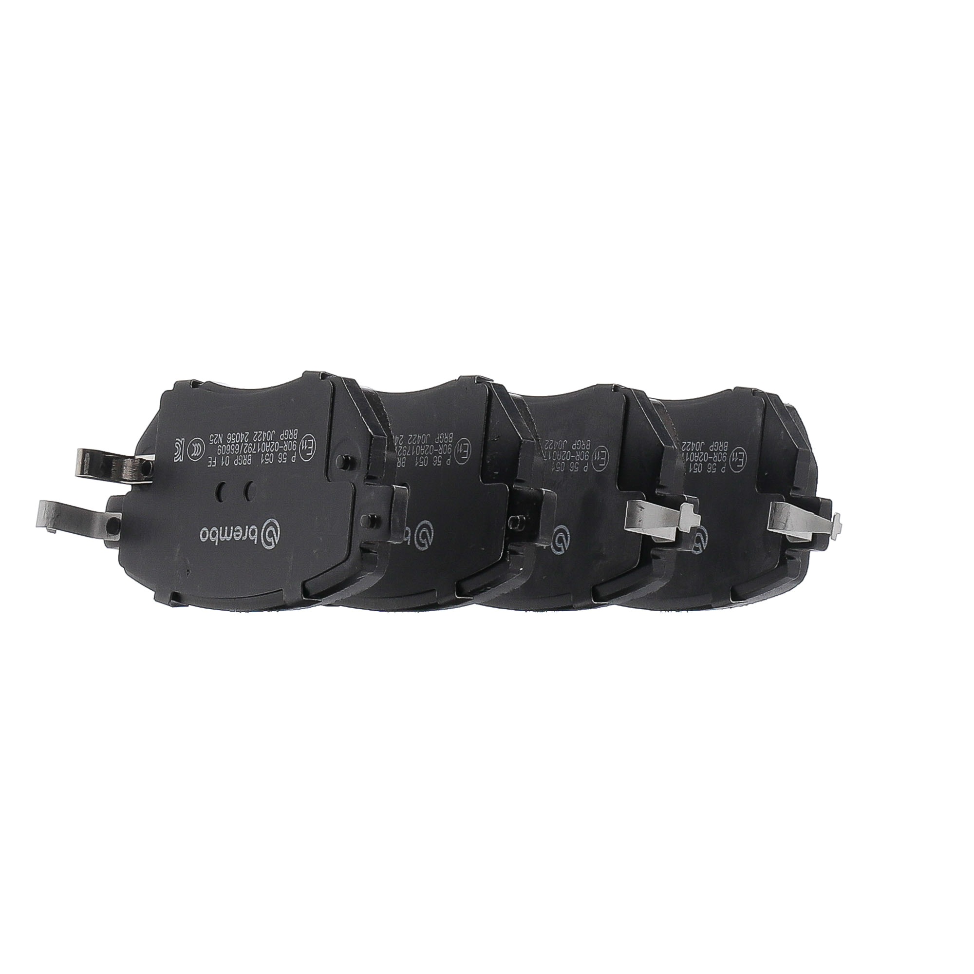 BREMBO Prime P 56 051 Brake pad set with acoustic wear warning