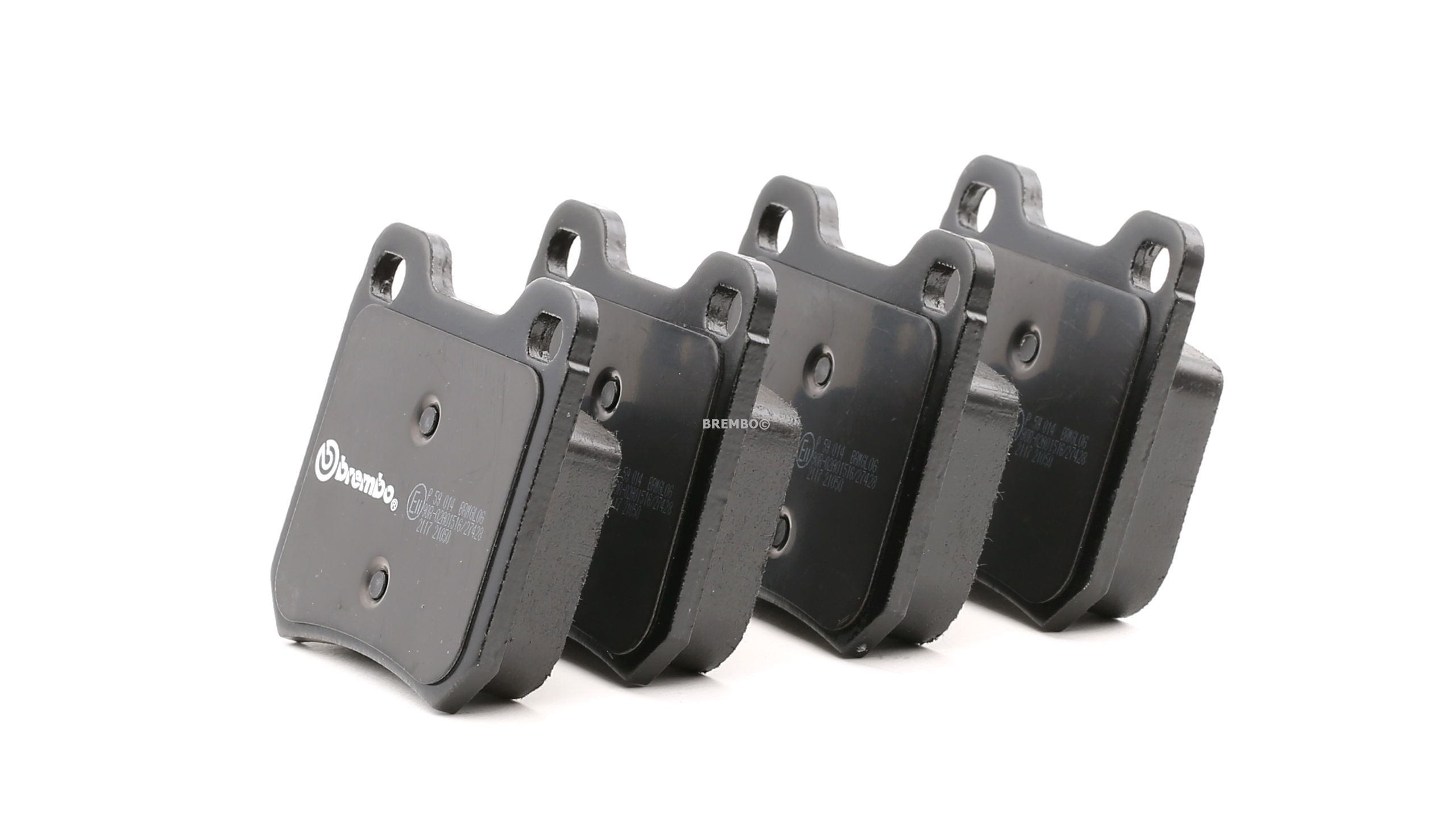 BREMBO P 59 014 Brake pad set excl. wear warning contact, without accessories