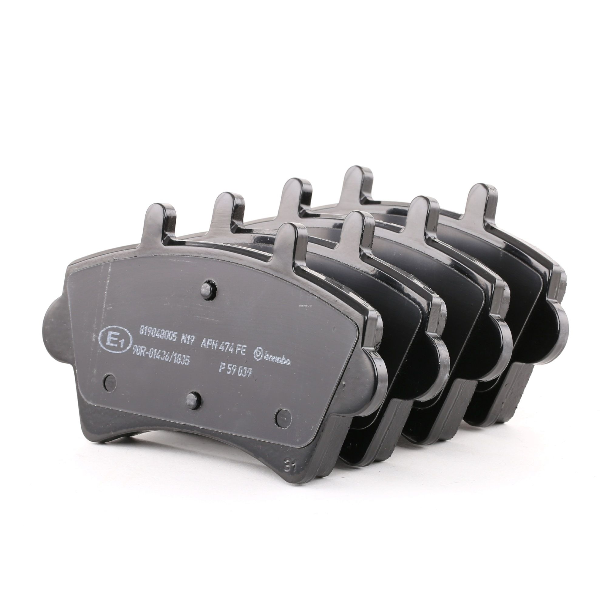 Opel MOVANO Disk brake pads 1661536 BREMBO P 59 039 online buy