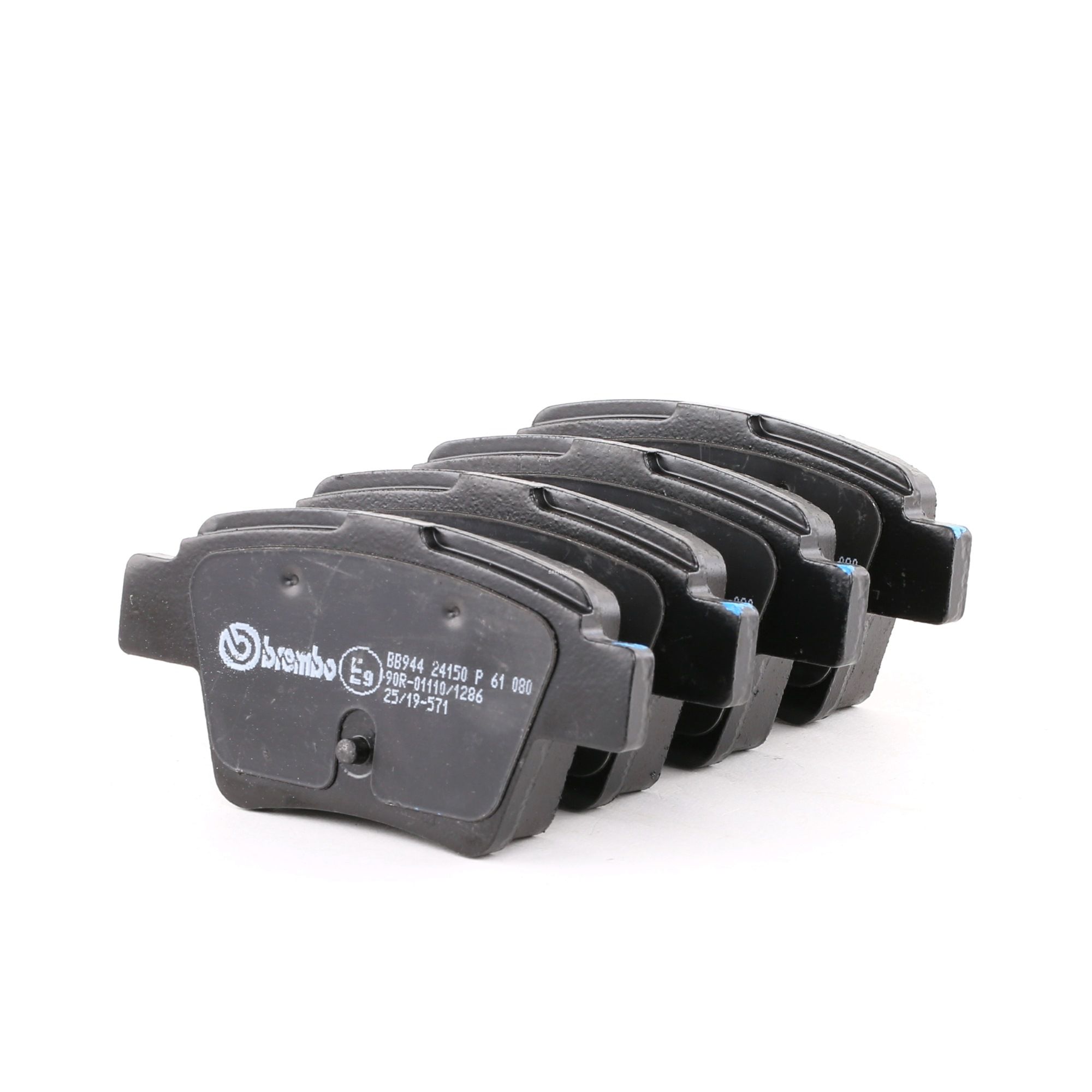 BREMBO P 61 080 Brake pad set excl. wear warning contact, with brake caliper screws, with accessories