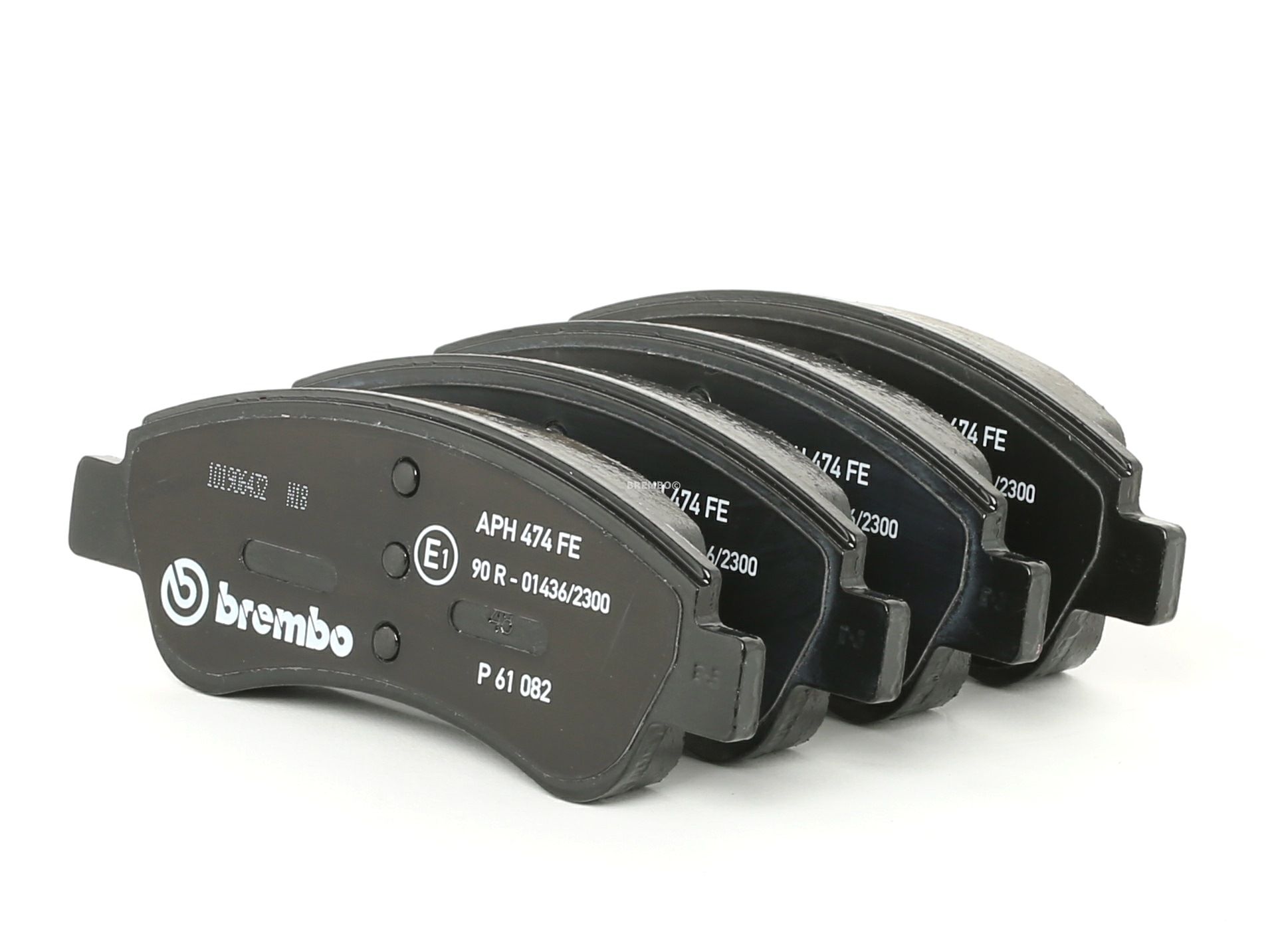 BREMBO P 61 082 Brake pad set excl. wear warning contact, with brake caliper screws, without accessories
