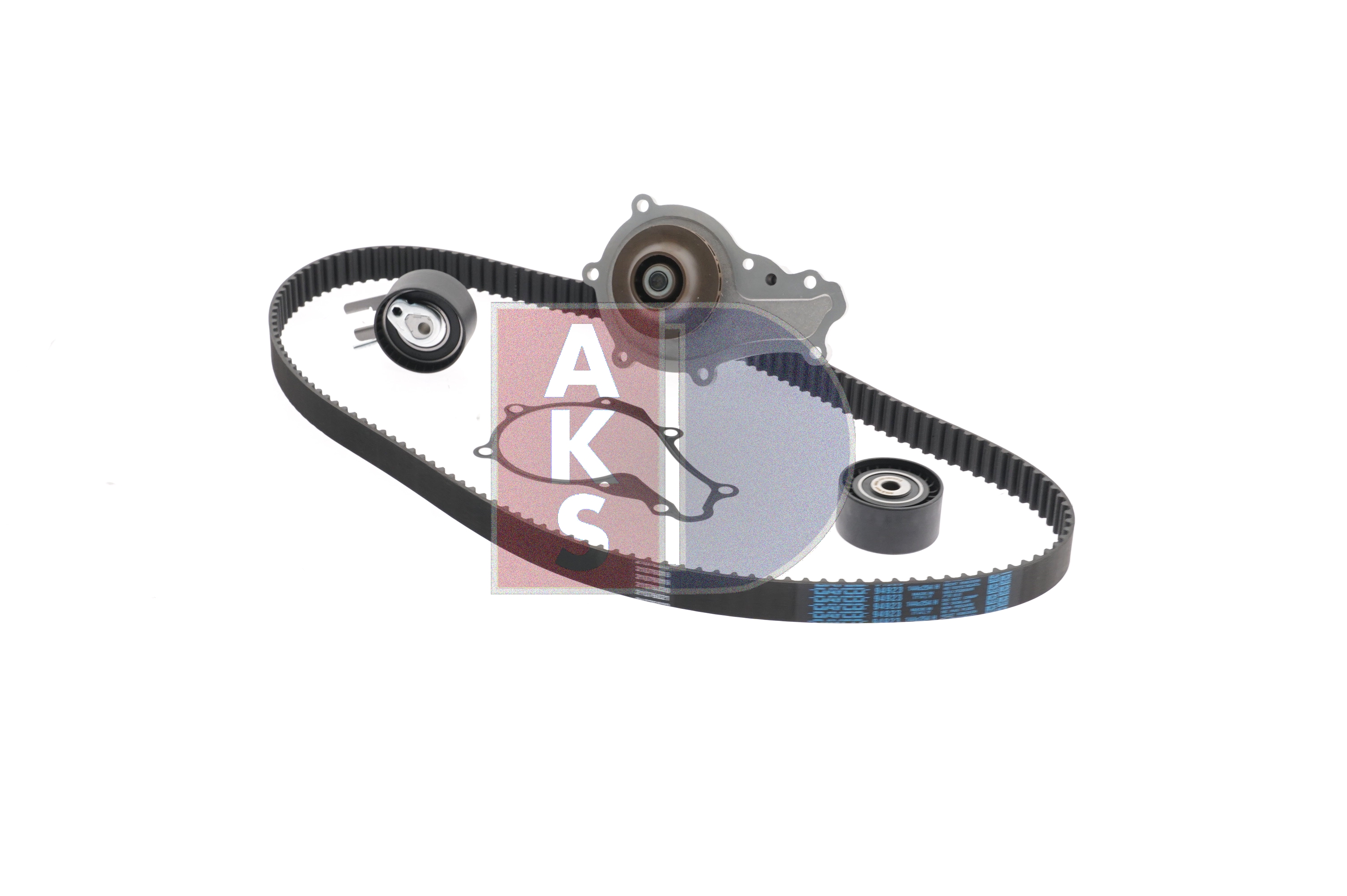 AKS DASIS 570266N Water pump and timing belt kit Number of Teeth: 144, Width: 25,4 mm