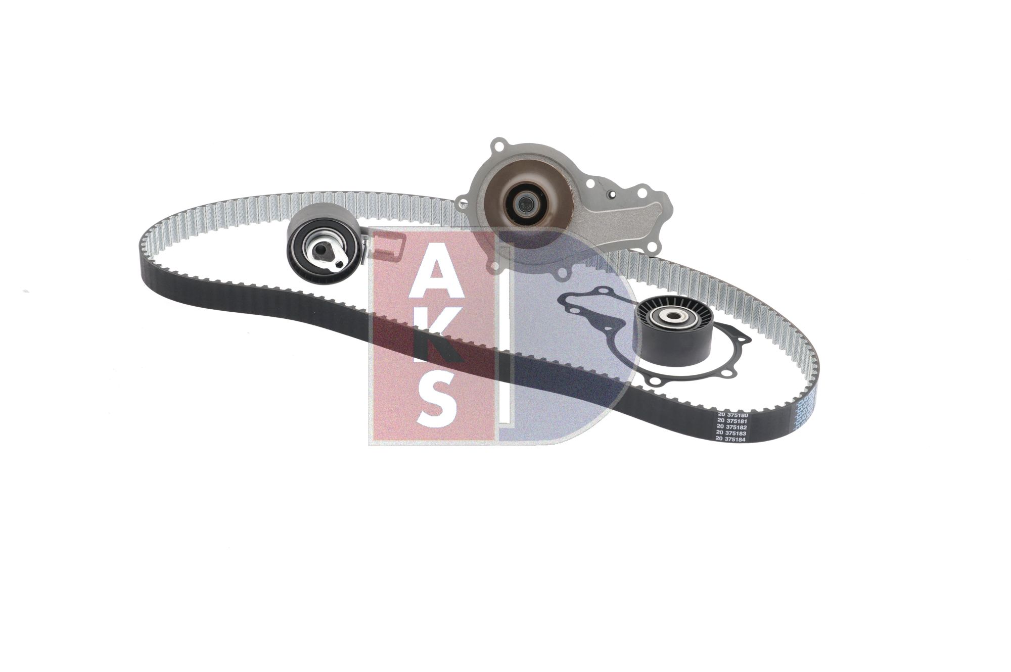 AKS DASIS 570319N Timing belt kit with water pump Peugeot 207 SW 1.6 HDi 112 hp Diesel 2012 price