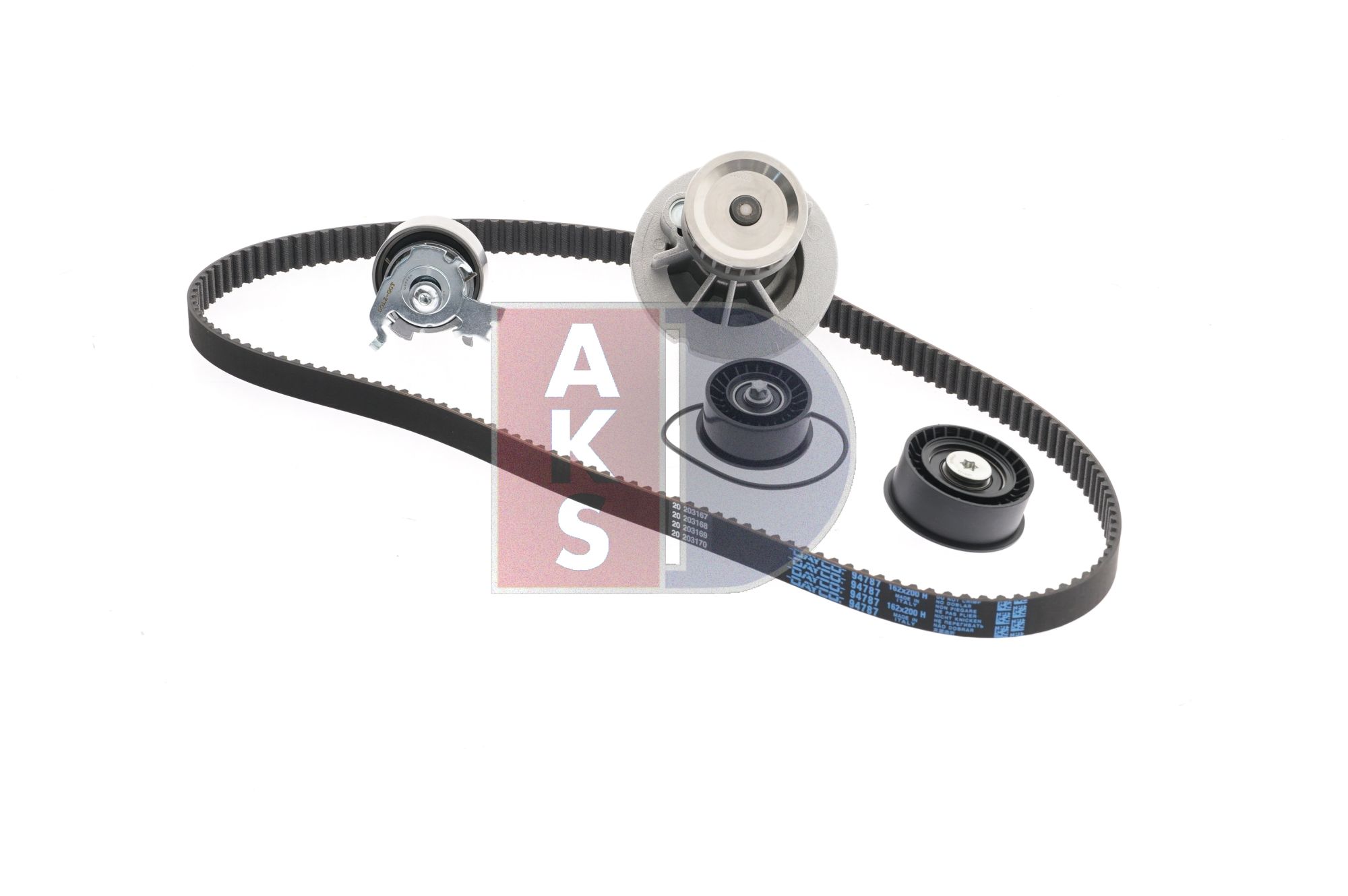 AKS DASIS 570321N Water pump and timing belt kit OPEL experience and price