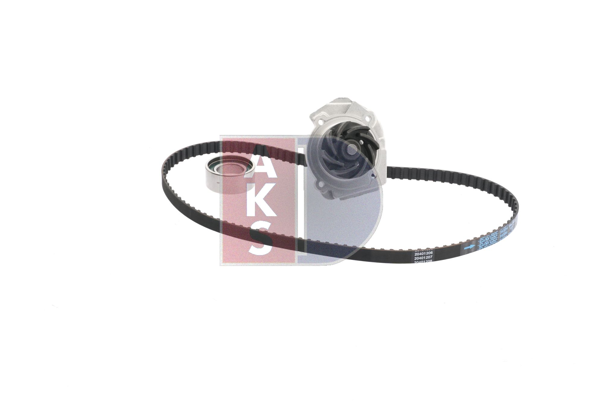 AKS DASIS Hampaita: 108, Leveys: 15,0 mm Leveys: 15,0mm Jakohihna ja vesipumppu 570328N