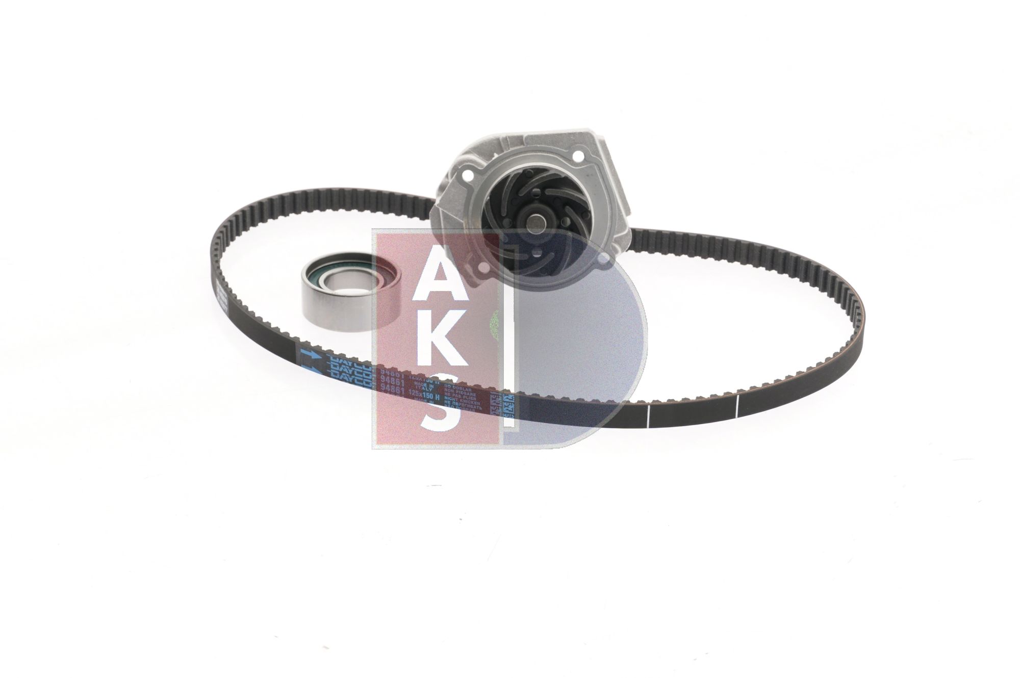570329N AKS DASIS Zähnez.: 125, Breite: 15,0 mm Breite: 15,0mm Wasserpumpe + Zahnriemensatz 570329N