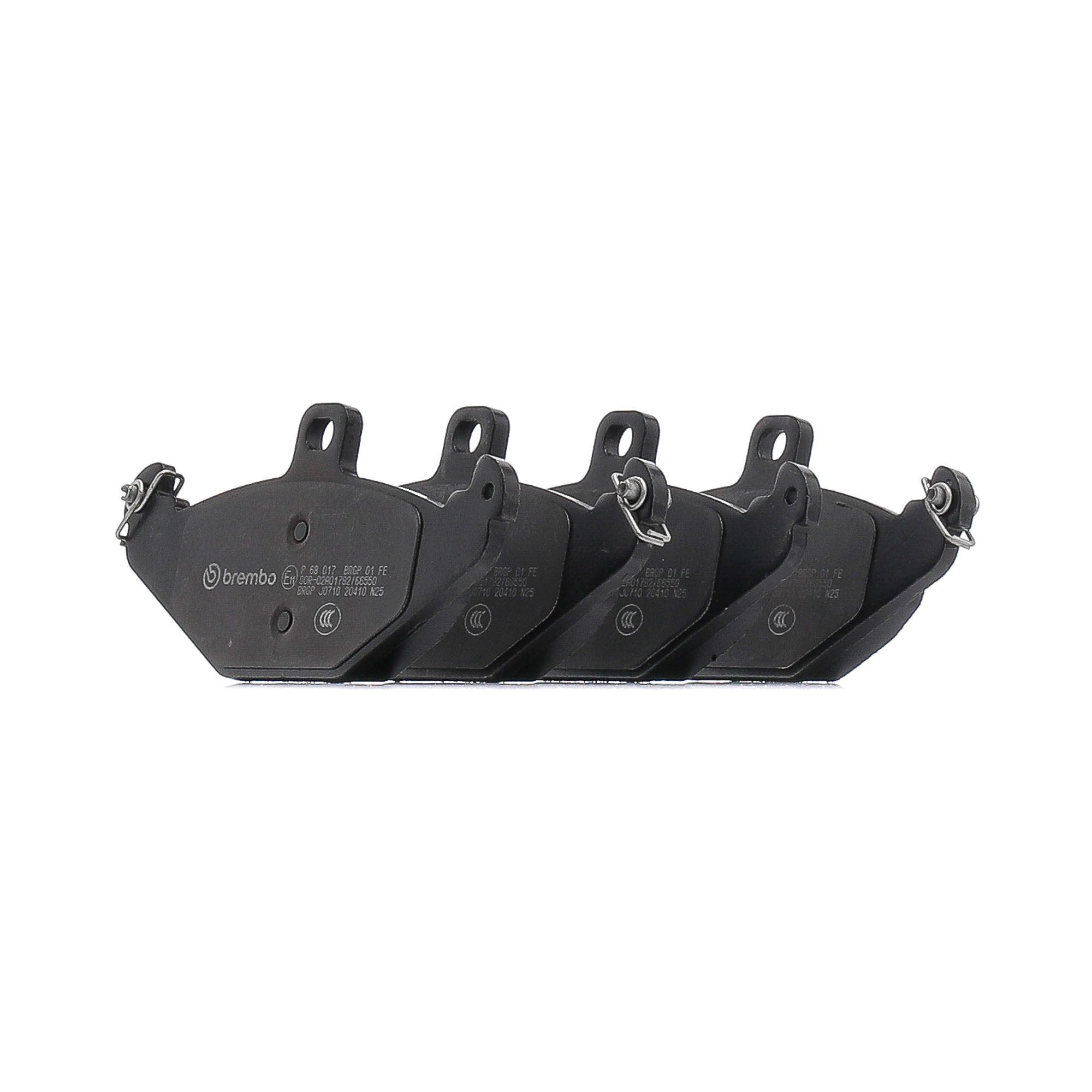 BREMBO Prime P 68 017 Brake pad set excl. wear warning contact