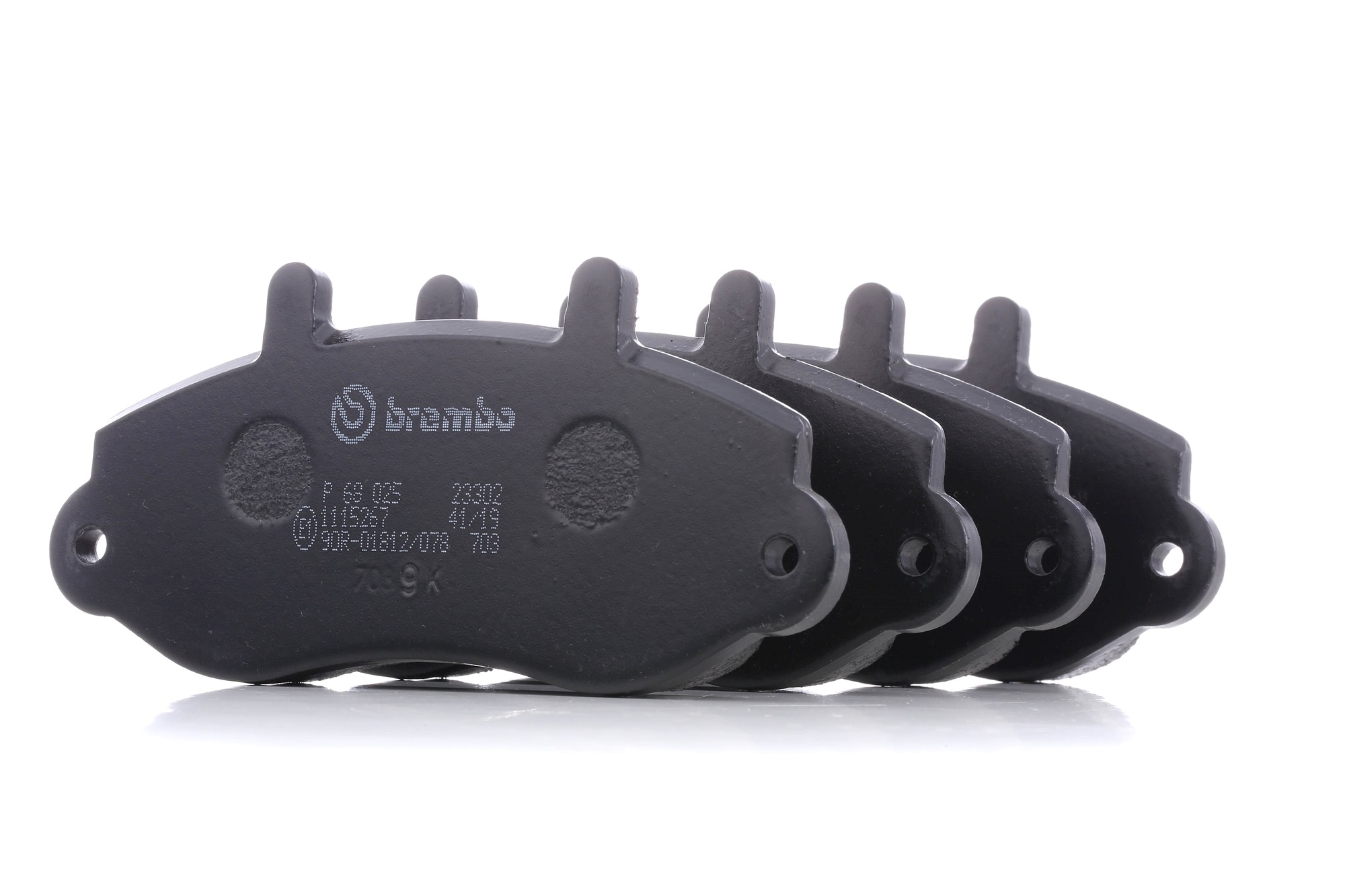 Opel MOVANO Disk pads 1661682 BREMBO P 68 025 online buy