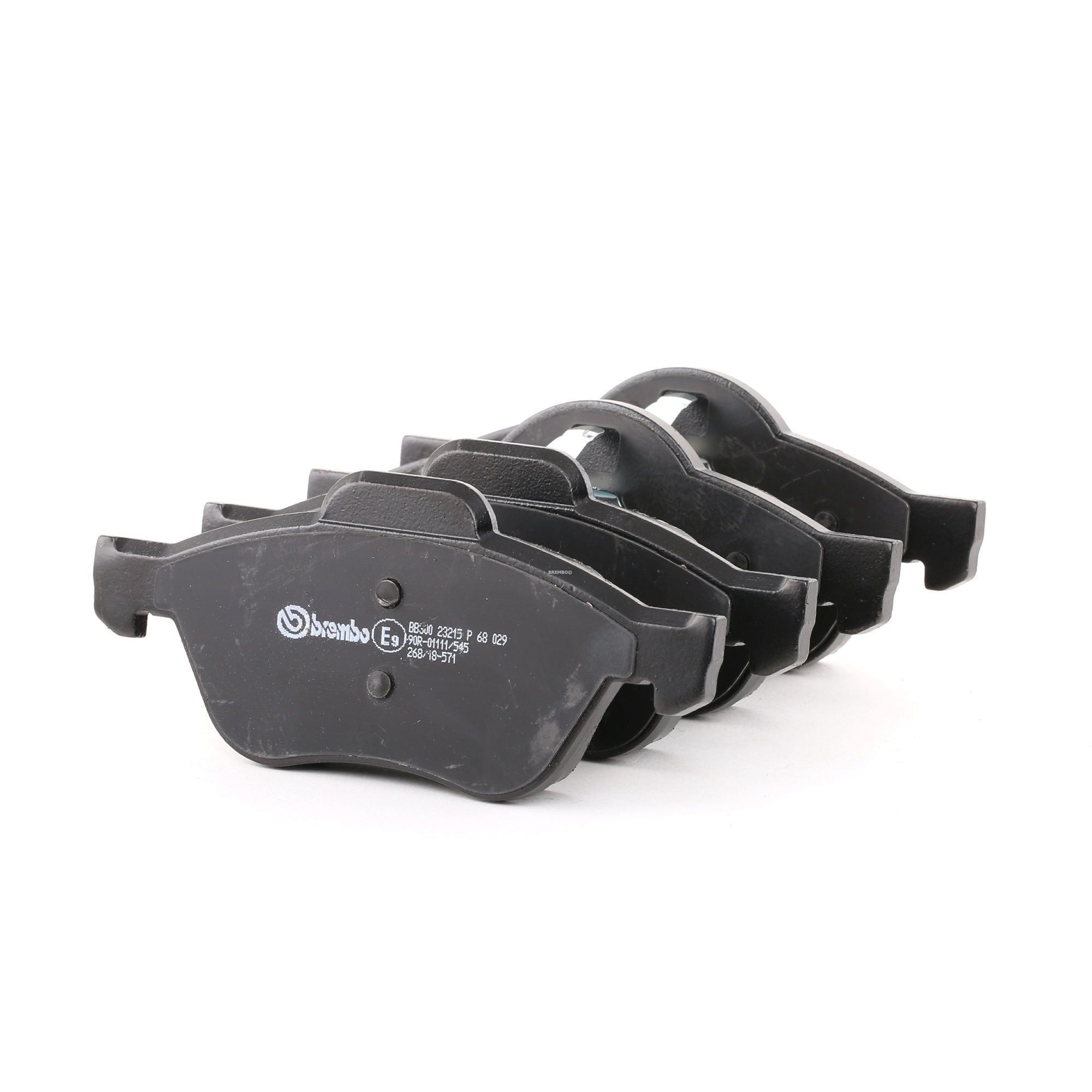 BREMBO P 68 029 Brake pad set excl. wear warning contact, with piston clip, with accessories