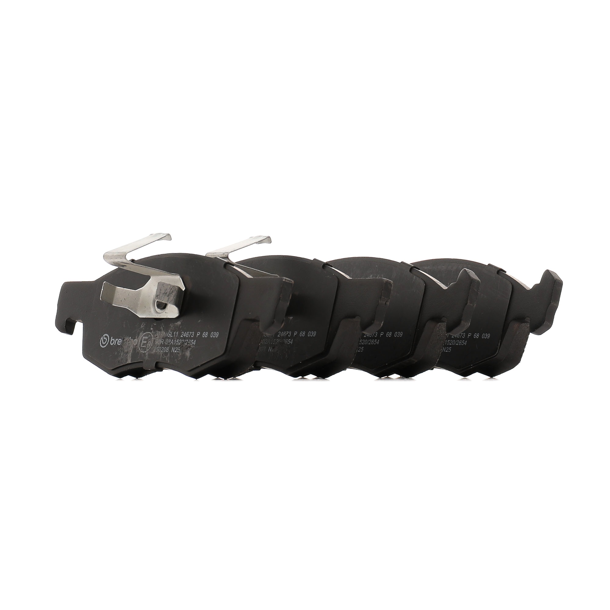 24673 P68039 Fékbetét készlet, tárcsafék BREMBO 8671 016 701 RENAULT