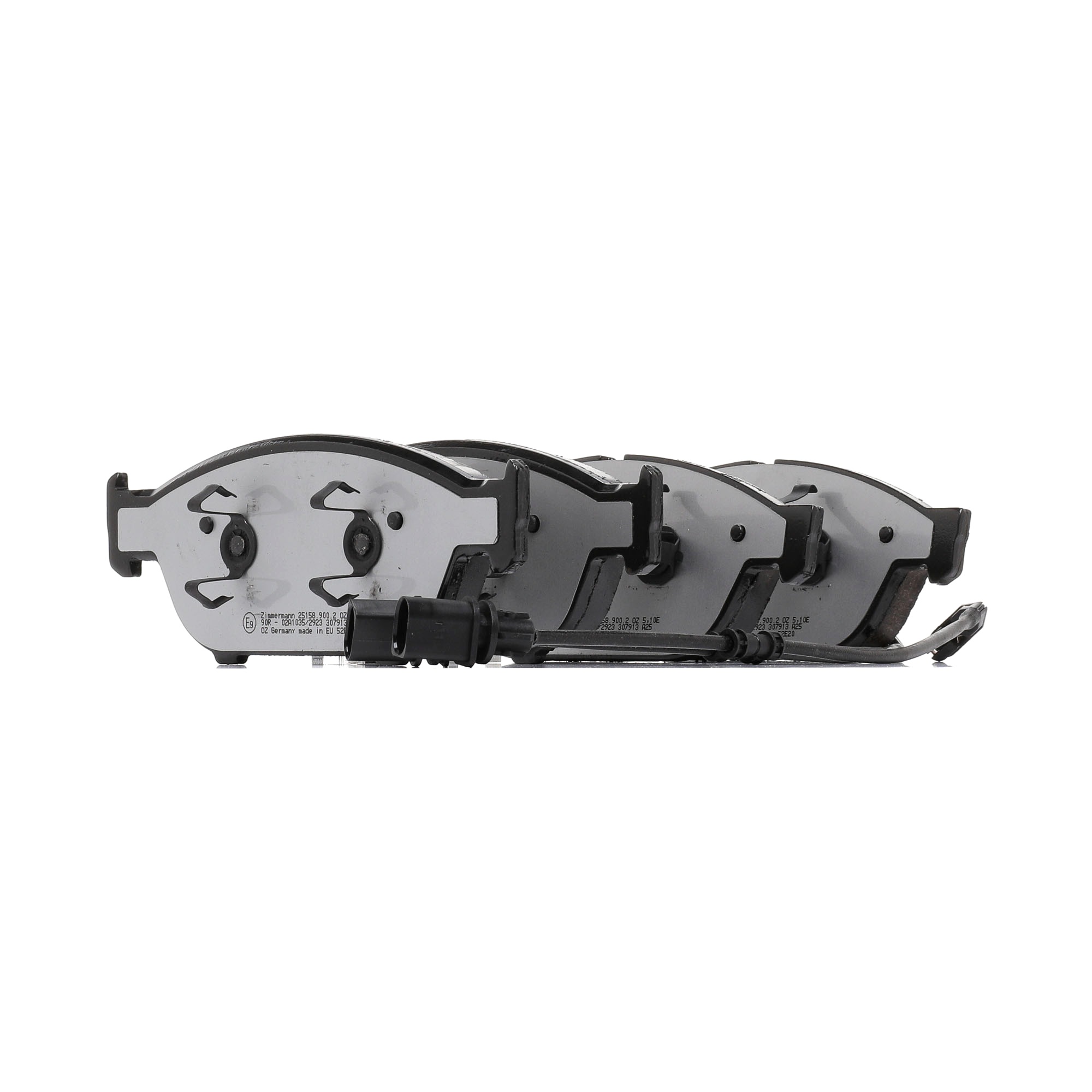 ZIMMERMANN 25158.900.2 Brake pad set Front Axle, incl. wear warning contact