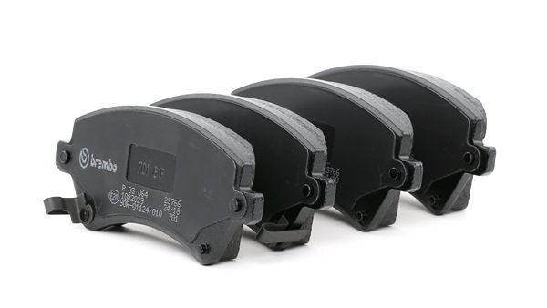 BREMBO P   Brake pad set  with acoustic wear warning