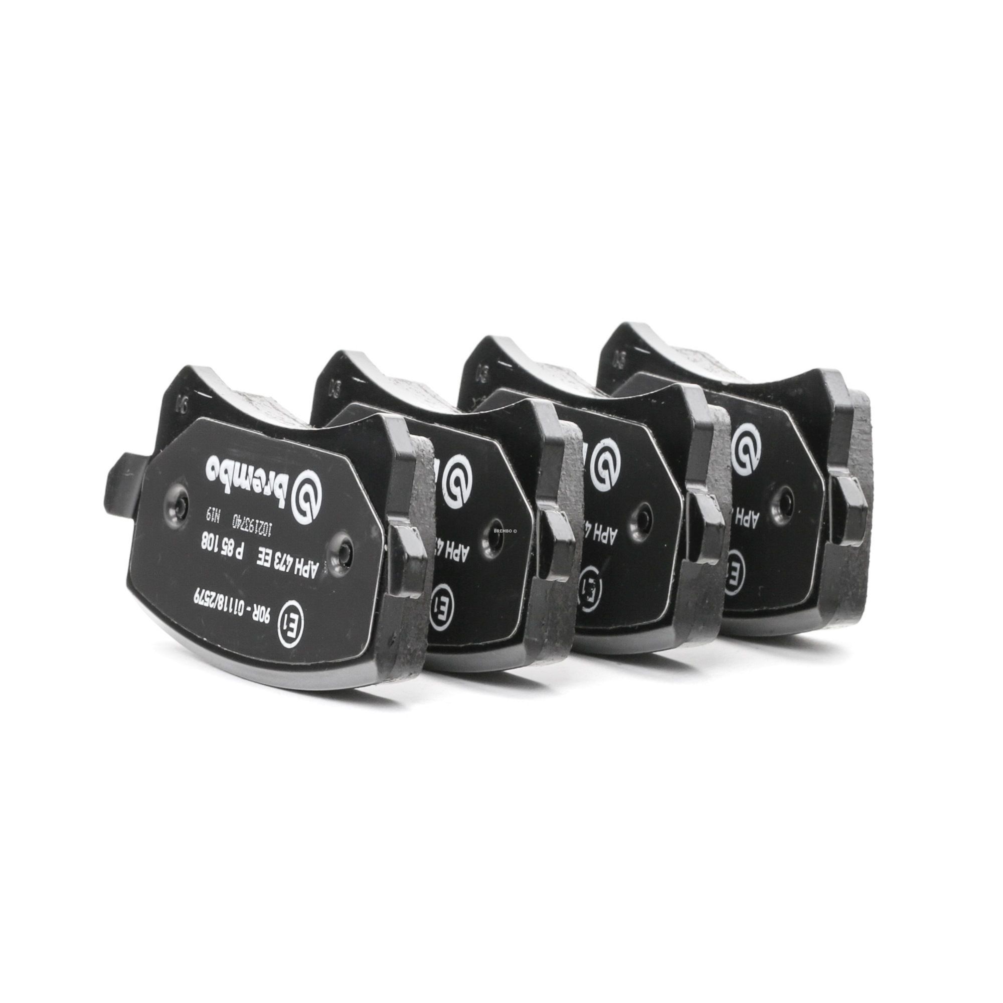 BREMBO P 85 108 Brake pad set excl. wear warning contact, with brake caliper screws, with accessories