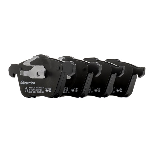 23591 BREMBO Prime P 86 022 Brake pad set