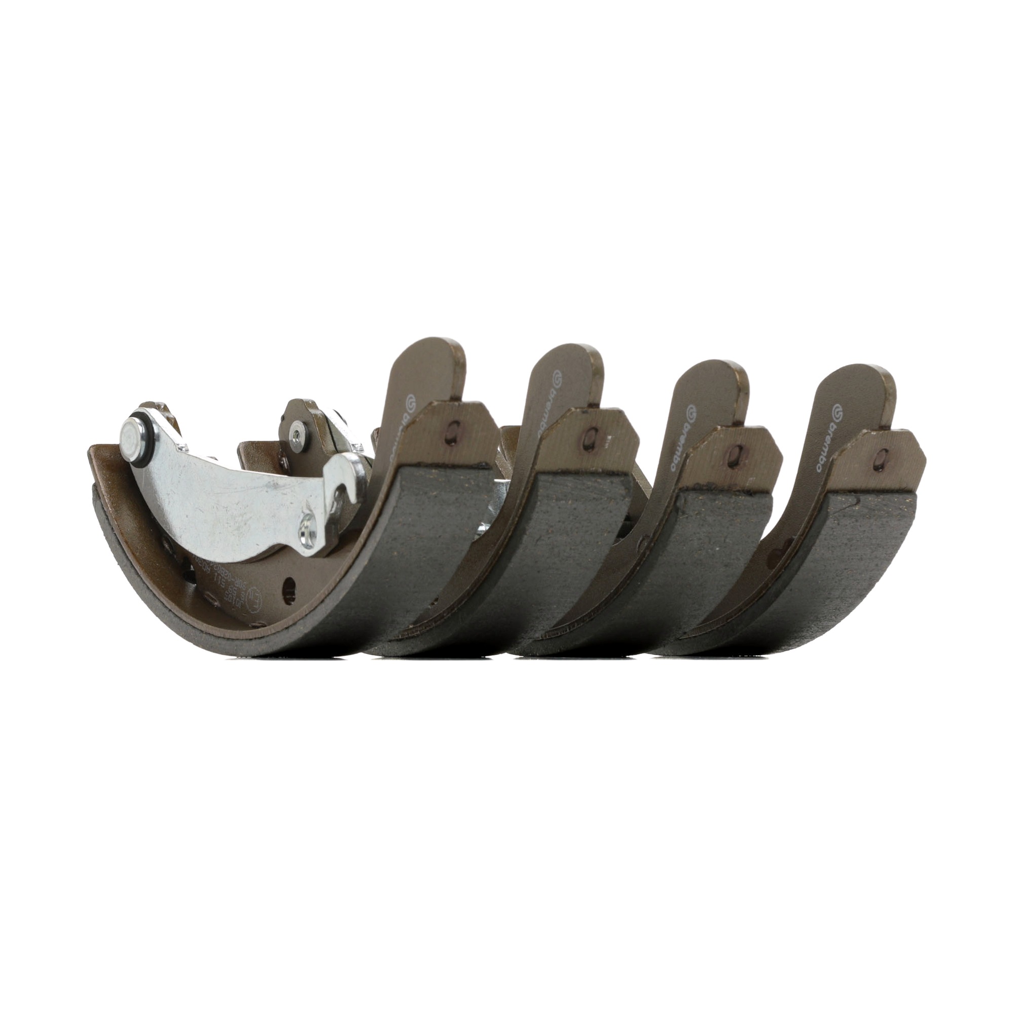 BREMBO S 59 511 Brake Shoe Set 200 x 28 mm, with handbrake lever
