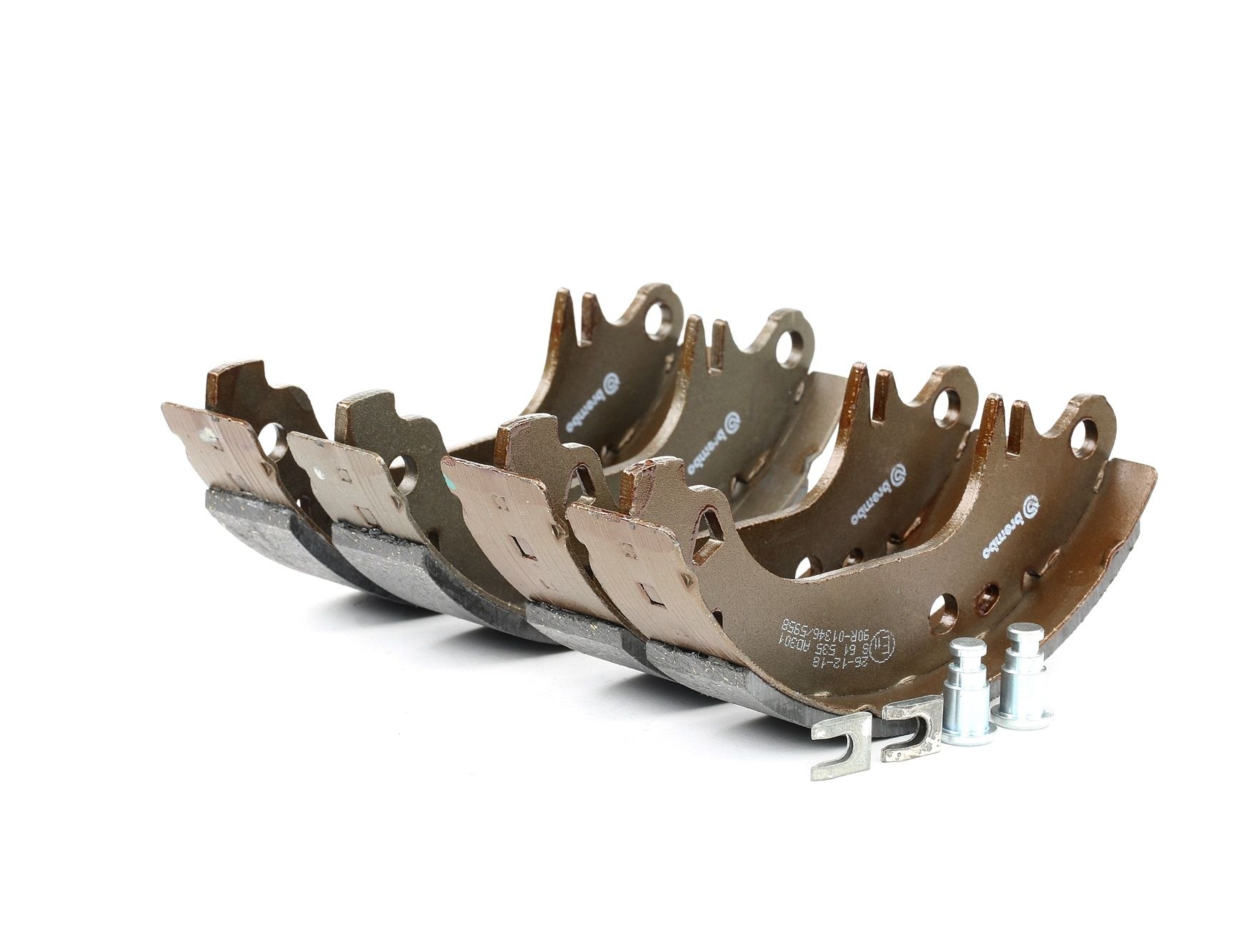 BREMBO S 61 535 Brake Shoe Set 180 x 32 mm, with accessories