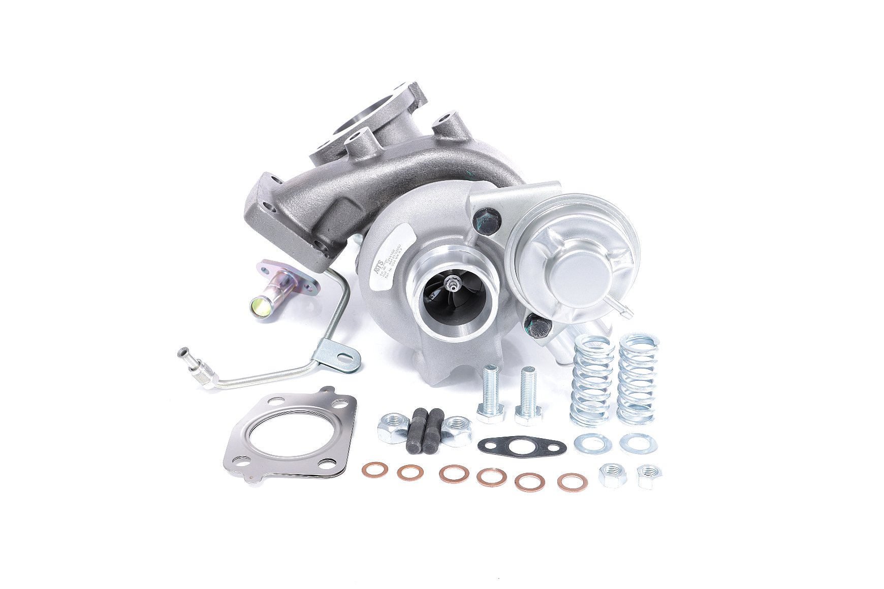 T981418BT BTS TURBO Uitlaatgasturbo, Met olietoevoerleiding, Met olieafvoerleiding, met montage-/bevestigingsmateriaal Turbocharger T981418BT