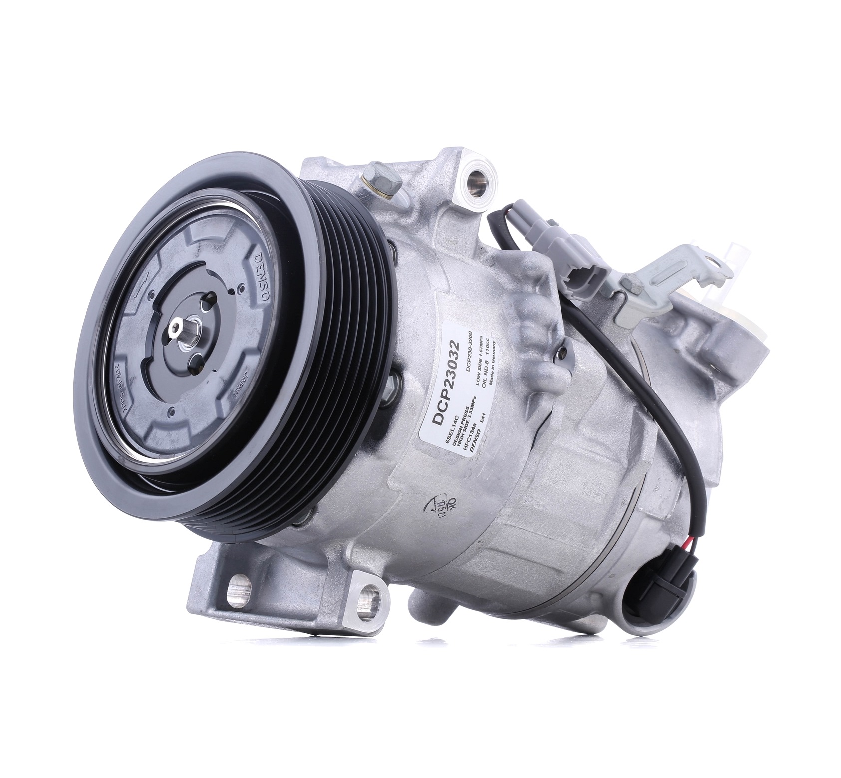 DENSO DCP23032 Airco compressor 6SEL14C, PAG 46, R 134a Renault in originele kwaliteit