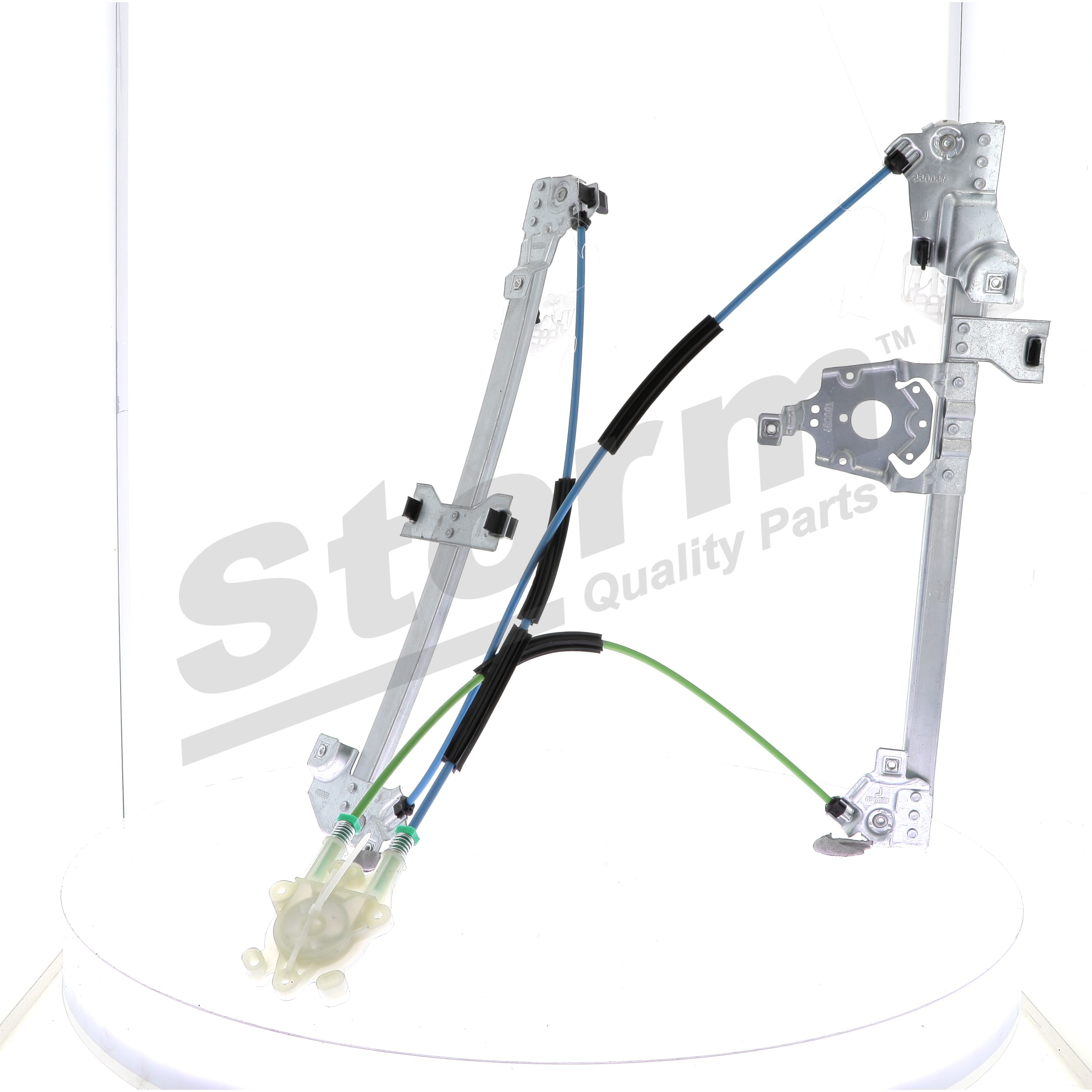 Купете 29077 STORM QUALITY PARTS отпред отляво, вид на експлоатация: електрически, без електромотор, без функция комфорт Стъклоподемник 29077 евтино