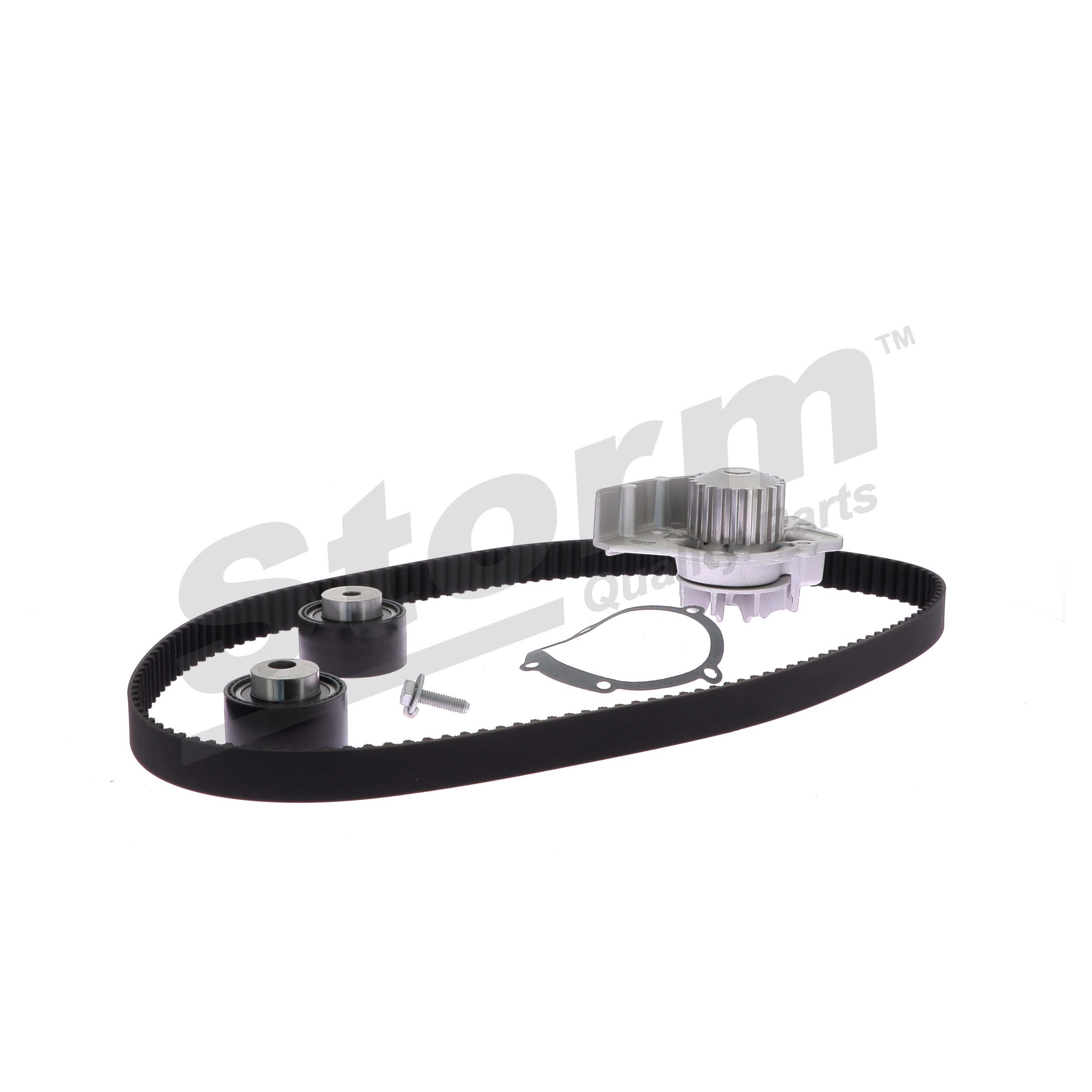 5550566KP Vesipumppu + jakohihnasarja STORM QUALITY PARTS 16 095 246 80 OPEL