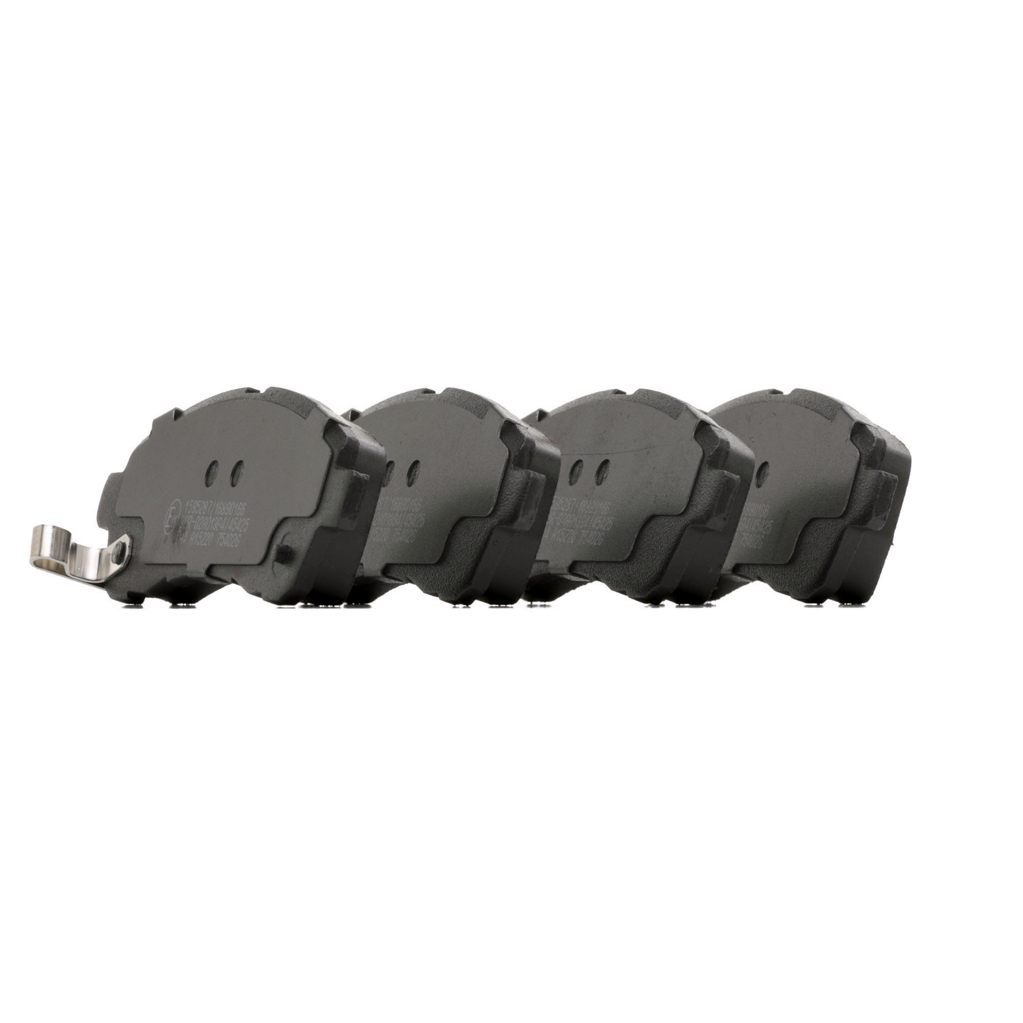 RIDEX 402B1559 Brake pad set Front Axle, with acoustic wear warning