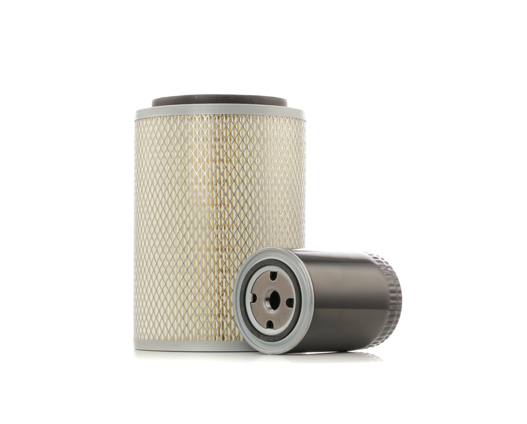 RIDEX Filter-Set 4055F1085 mit Luftfilter, ohne Ölablassschraube, Anschraubfilter, zweiteilig