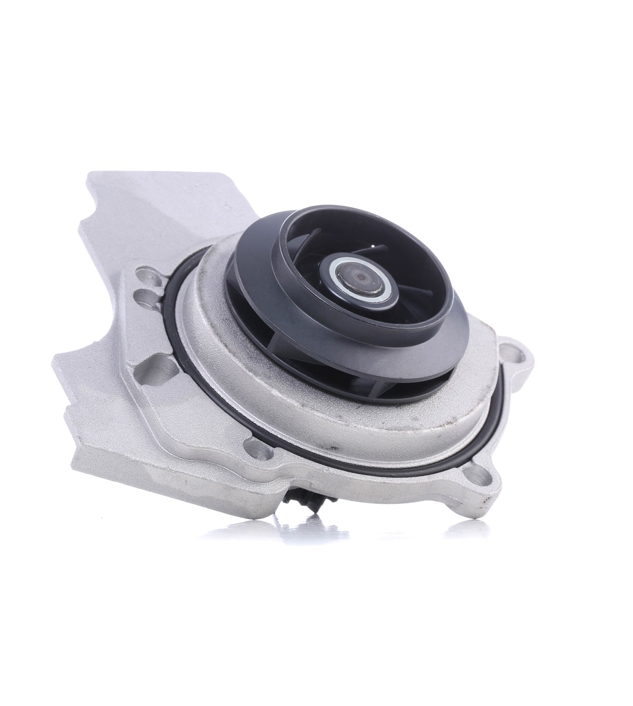RIDEX 1260W0532 Water pump Number of Teeth: 29, Belt Pulley pressed on, without lid, Plastic, for v-ribbed belt use