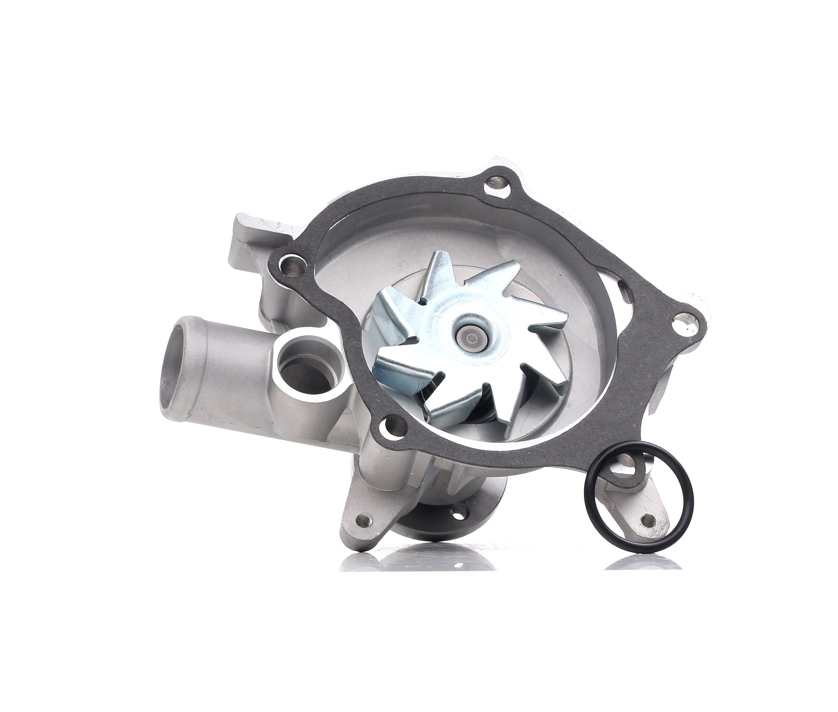 RIDEX 1260W0535 Water pump Cast Aluminium, with gaskets/seals, with bolts/screws, Metal