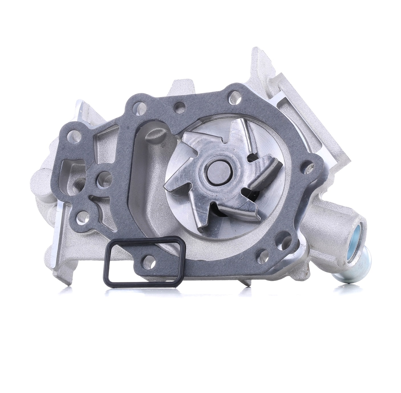 RIDEX 1260W0536 Water pump with Radial Bearing, Mechanical, Belt Pulley Ø: 56 mm, for timing belt drive