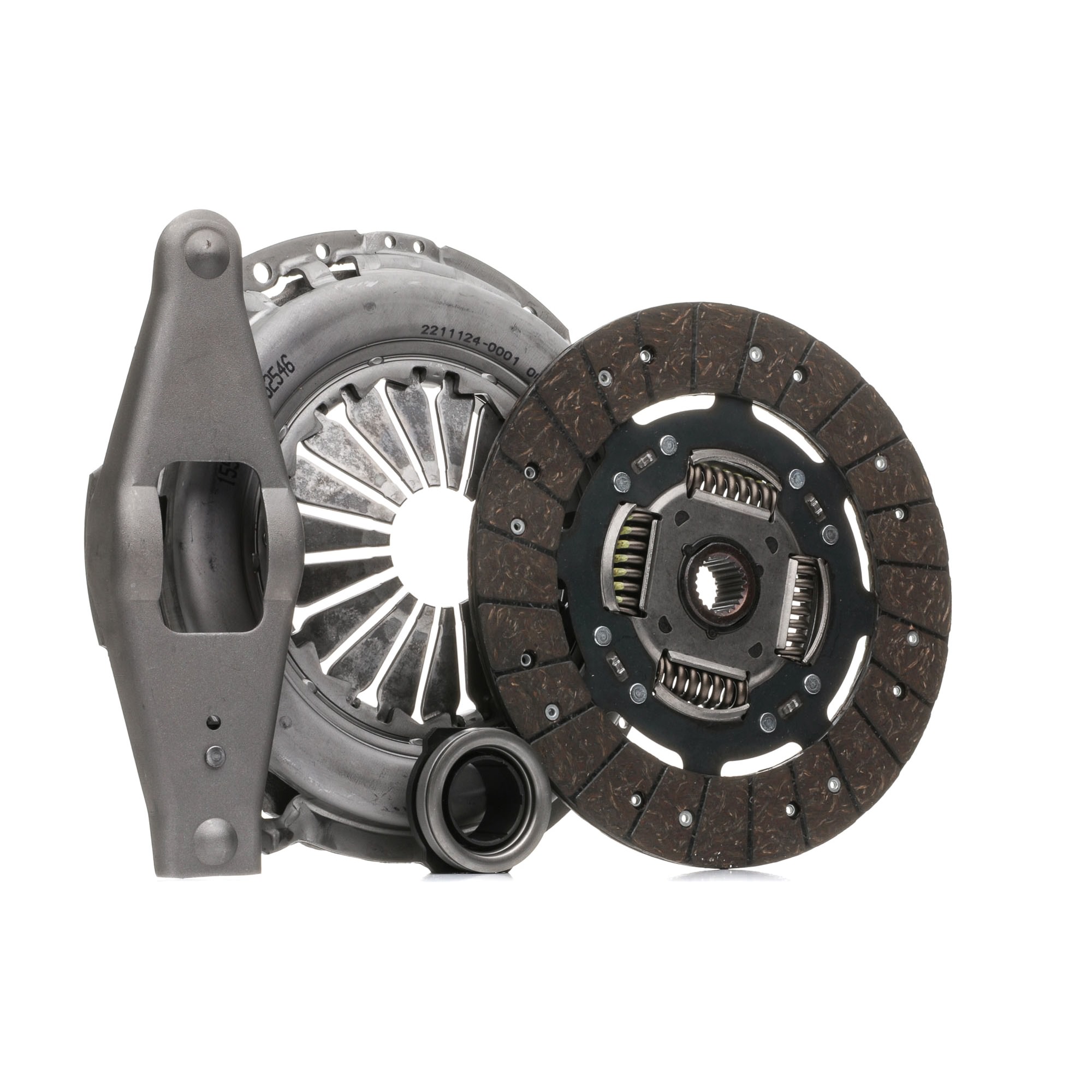 RIDEX 479C3525 Clutch kit three-piece, with synthetic grease, with clutch release bearing, with release fork, 254mm