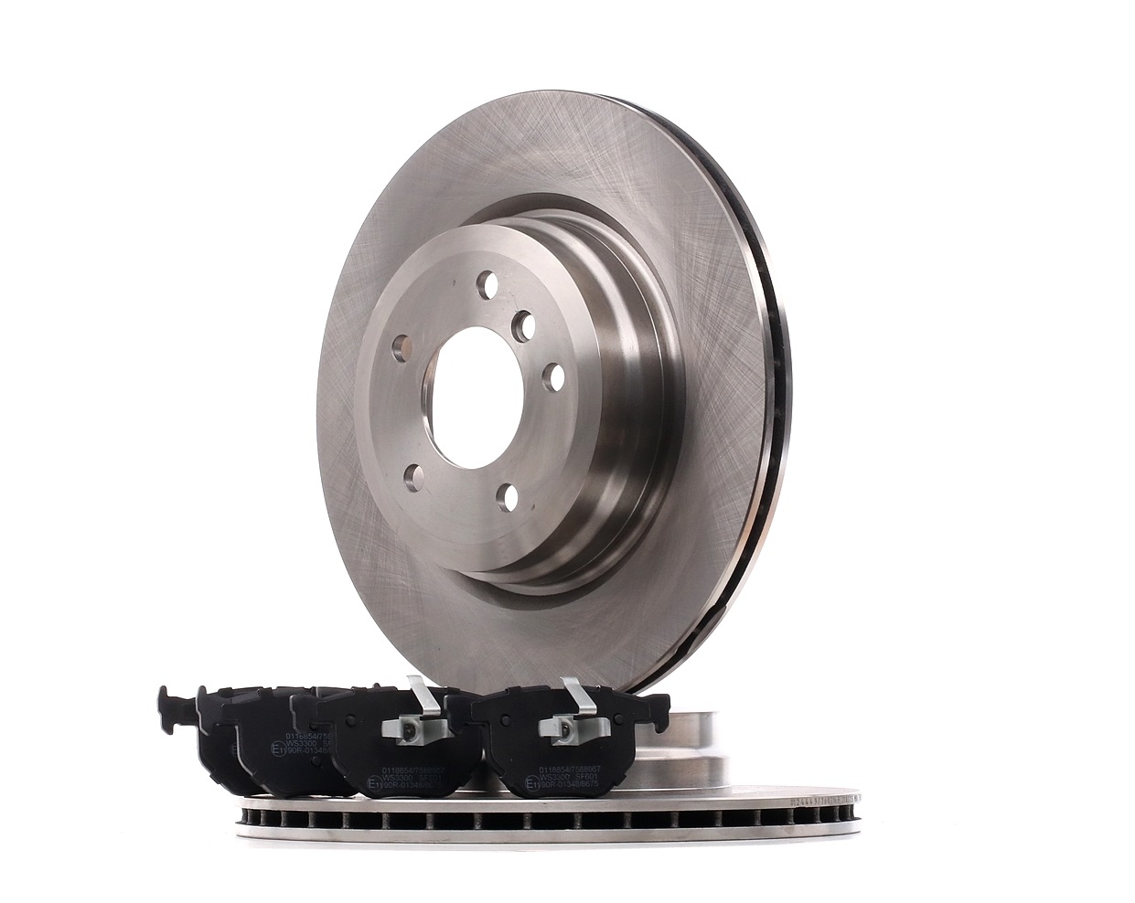 STARK Rear Axle, internally vented, without wheel studs, with piston clip, prepared for wear indicator, excl. wear warning contact Ø: 336,0, mm, Brake Disc Thickness: 22mm Brake discs and pads SKBK-10990827 buy
