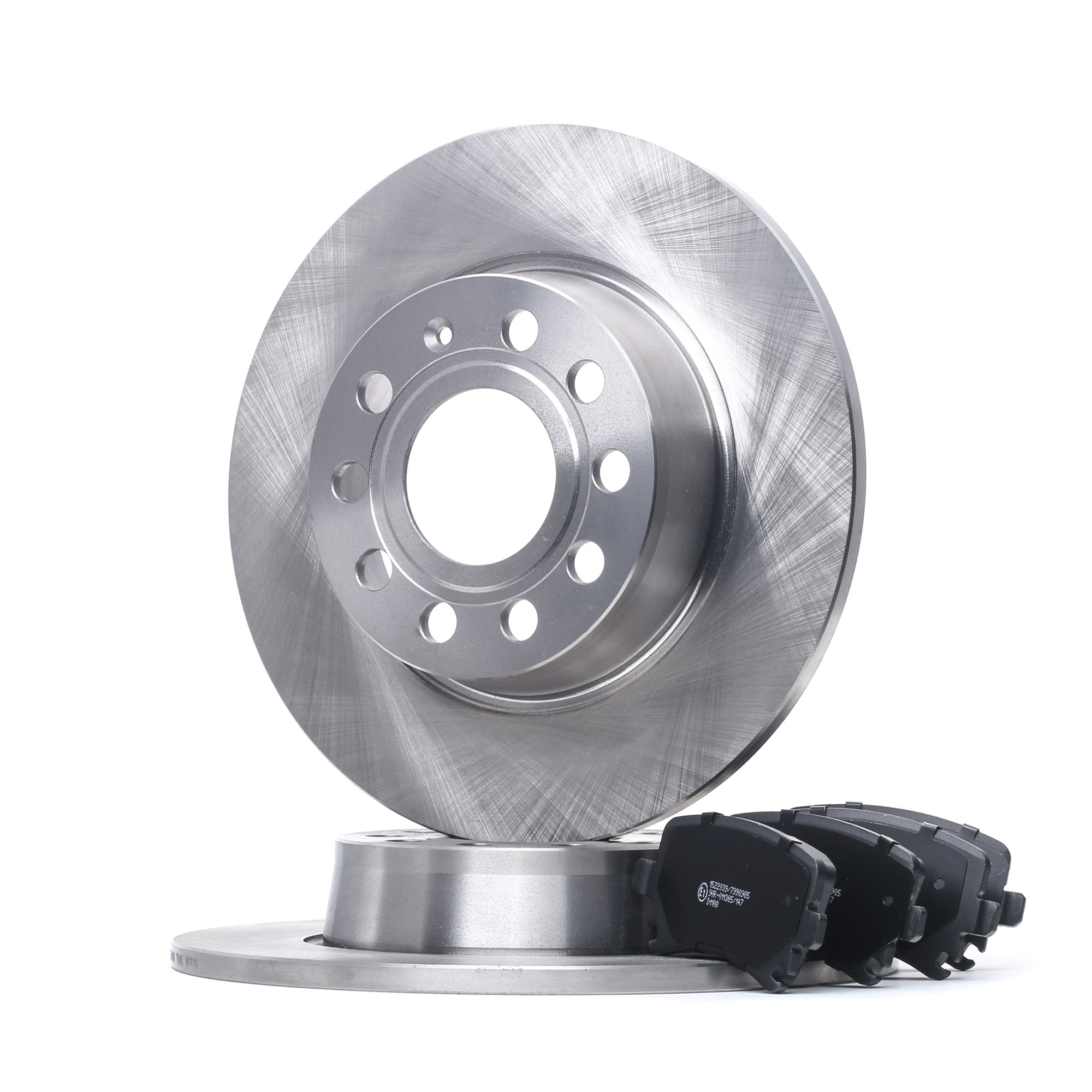 RIDEX 3405B0888 Brake discs and pads set Touran 1t3 1.4 TSI EcoFuel 150 hp Petrol/Compressed Natural Gas (CNG) 2014 price