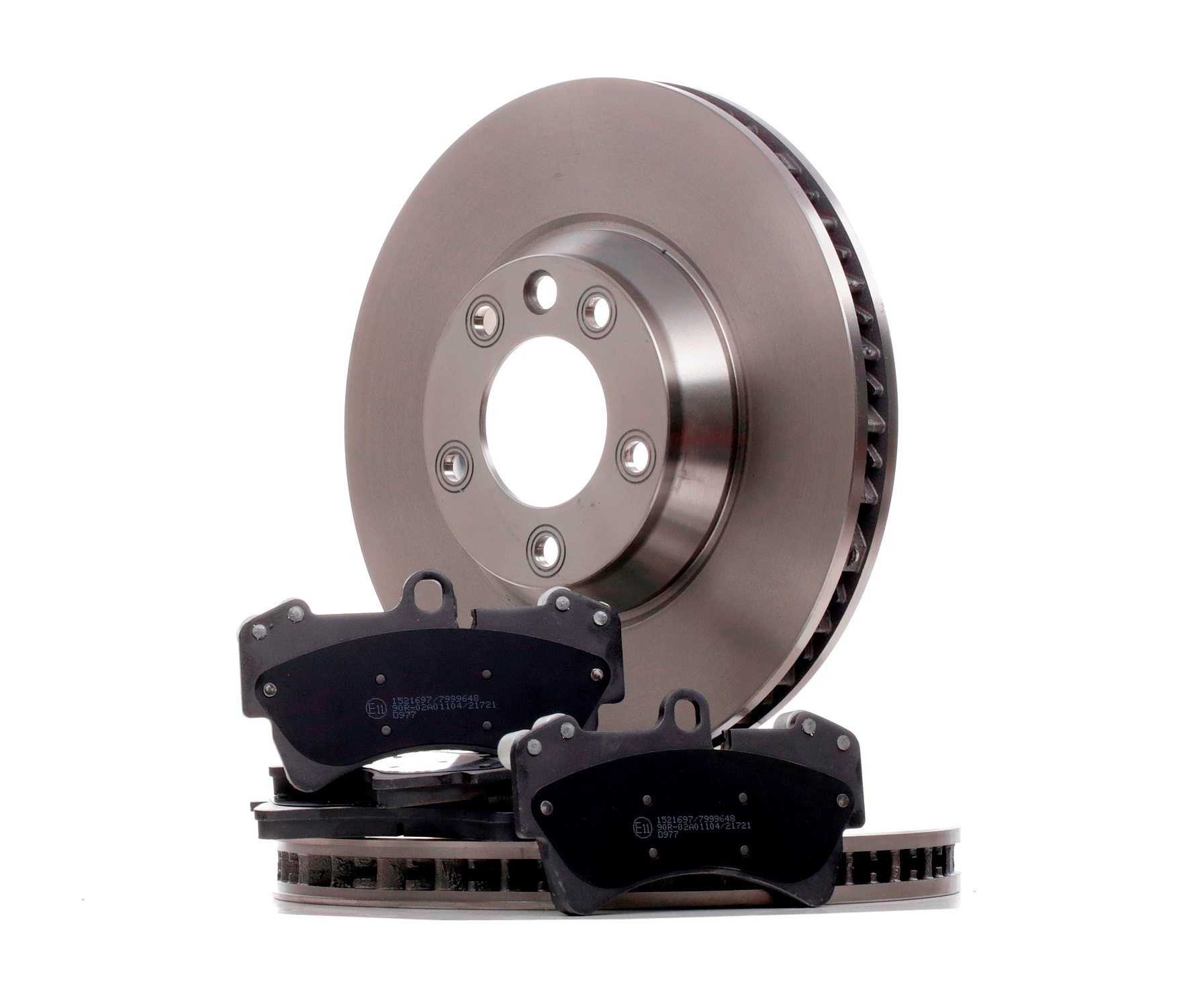 RIDEX 3405B1169 PORSCHE Brake disc and pad sets in original quality